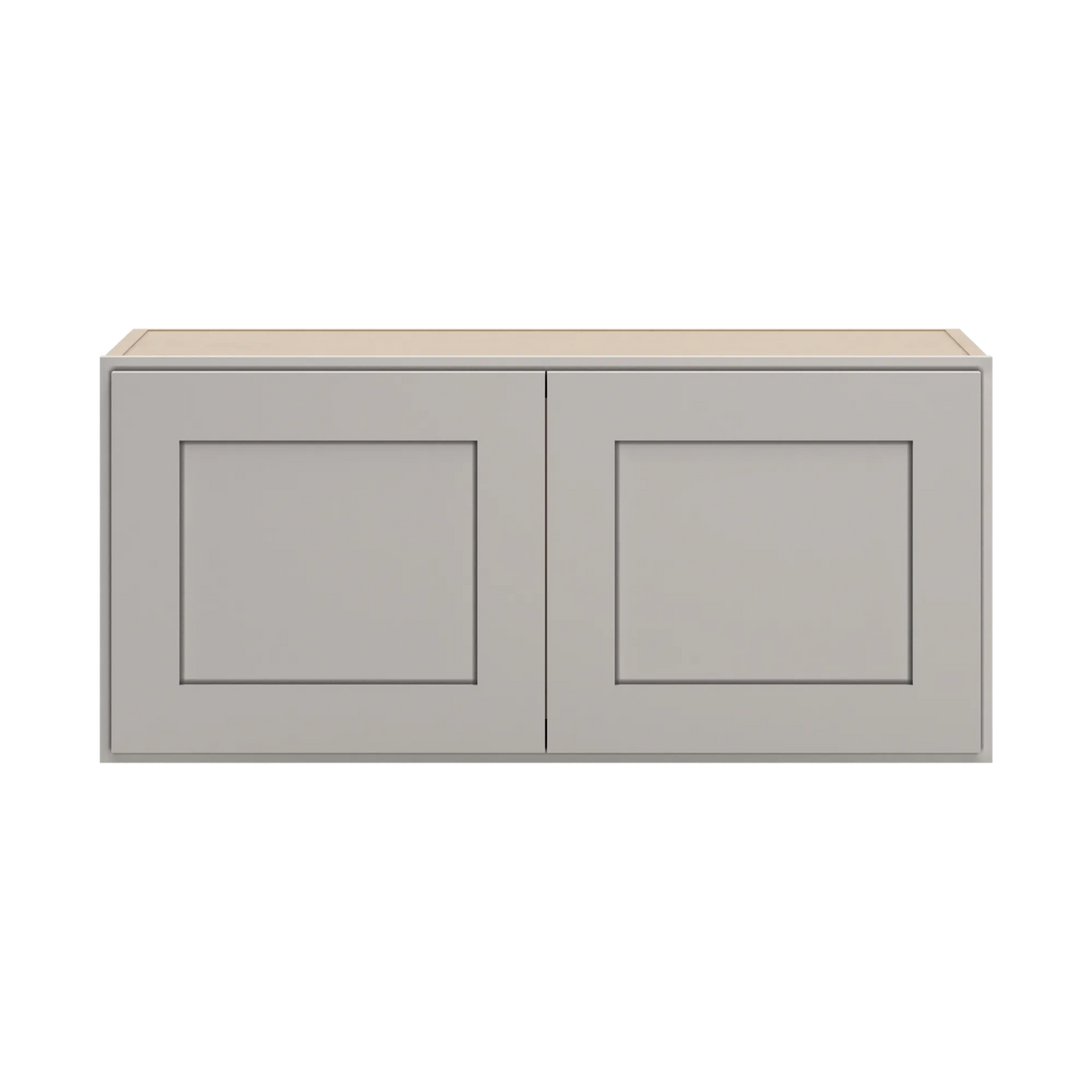 cnc luxor 5 piece misty grey 33 w x 15 h double door wall cabinet