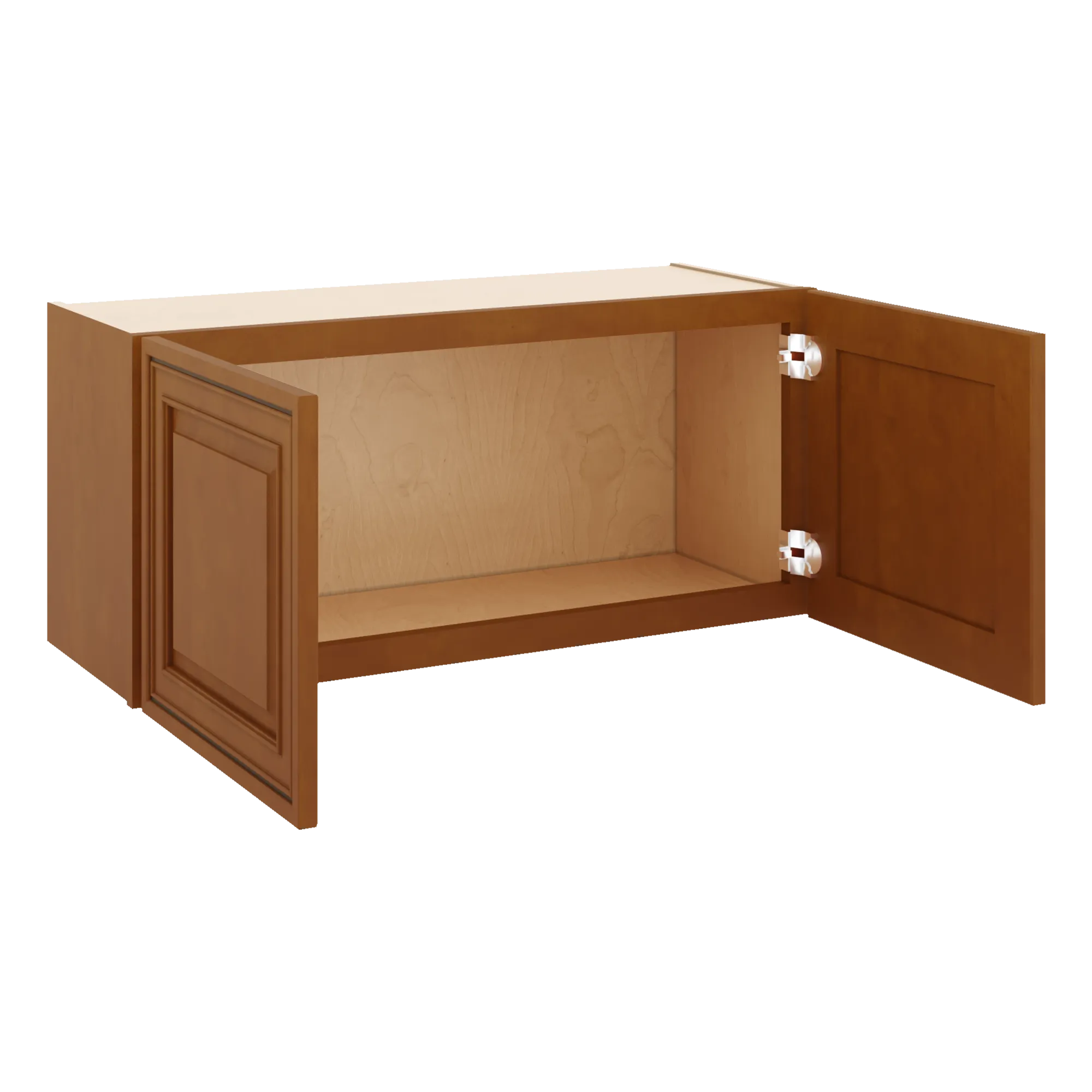 j k mocha glazed k10 double door wall cabinet 33 w x 15 h