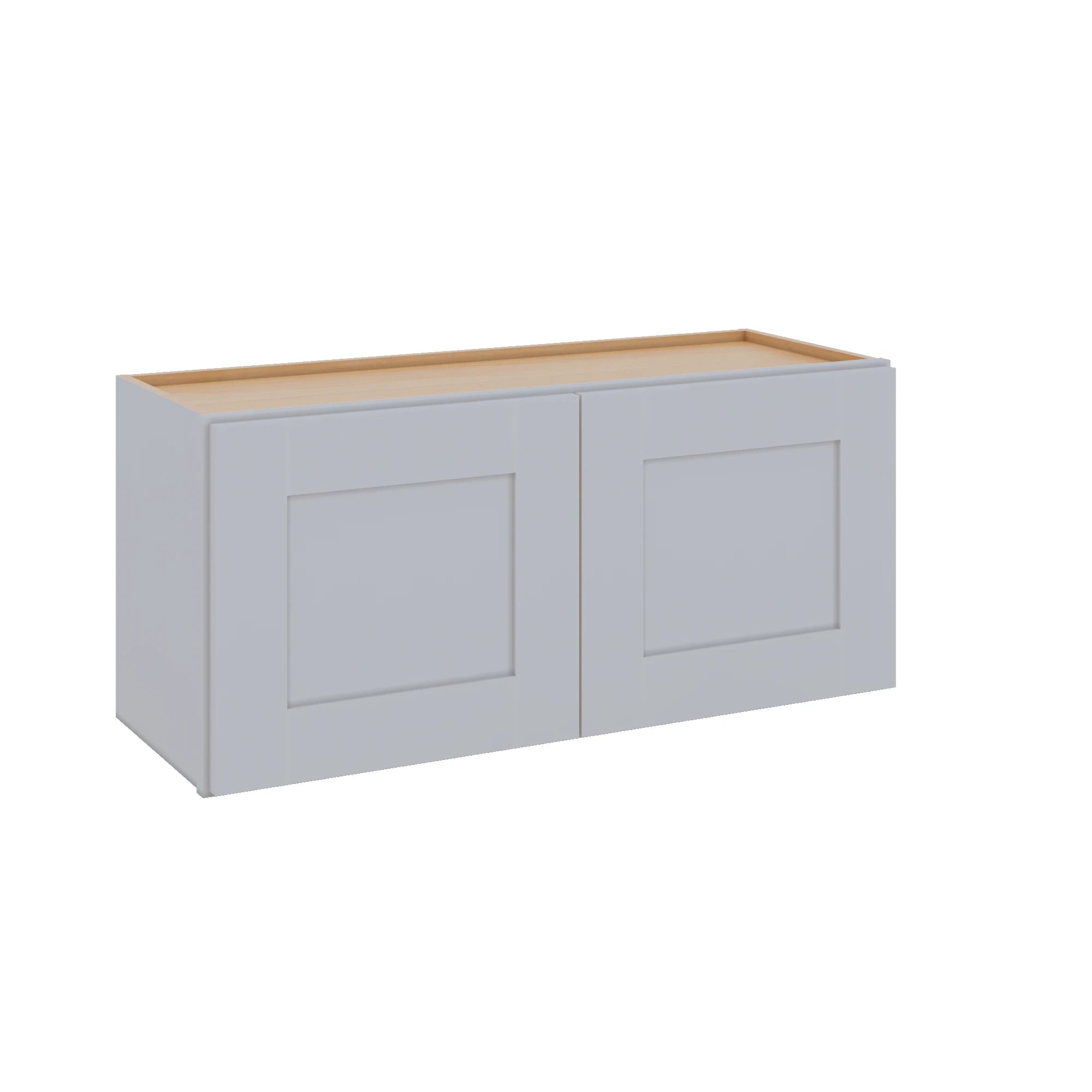 Modernform Cabinet Grey Shaker 33" W X 15" H X 12" D Double Door Wall Cabinet