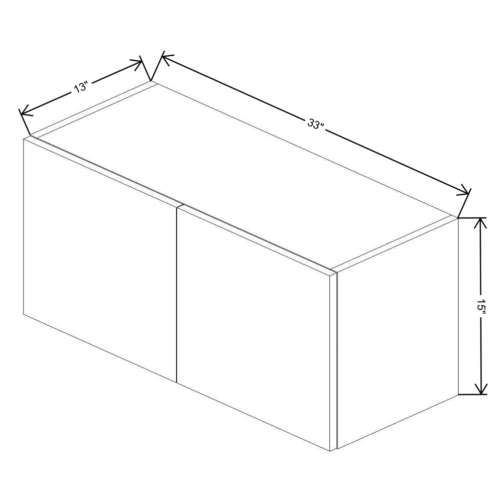 Fabuwood Illume Tuscany Olmo 3 15" High Wall