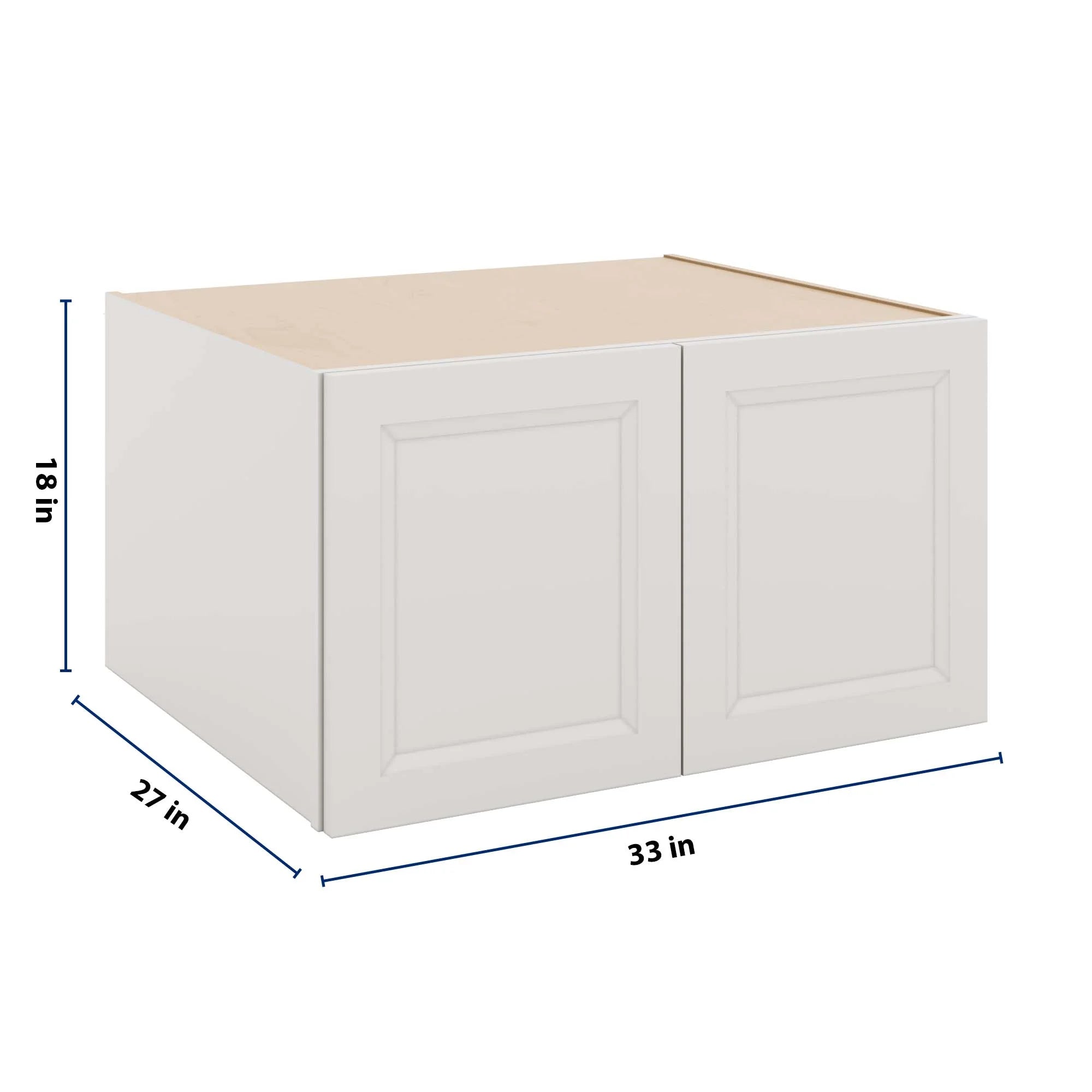 J&K Pure B5 Refrigerator Wall Cabinet - 33" W x 18" H x 27" D