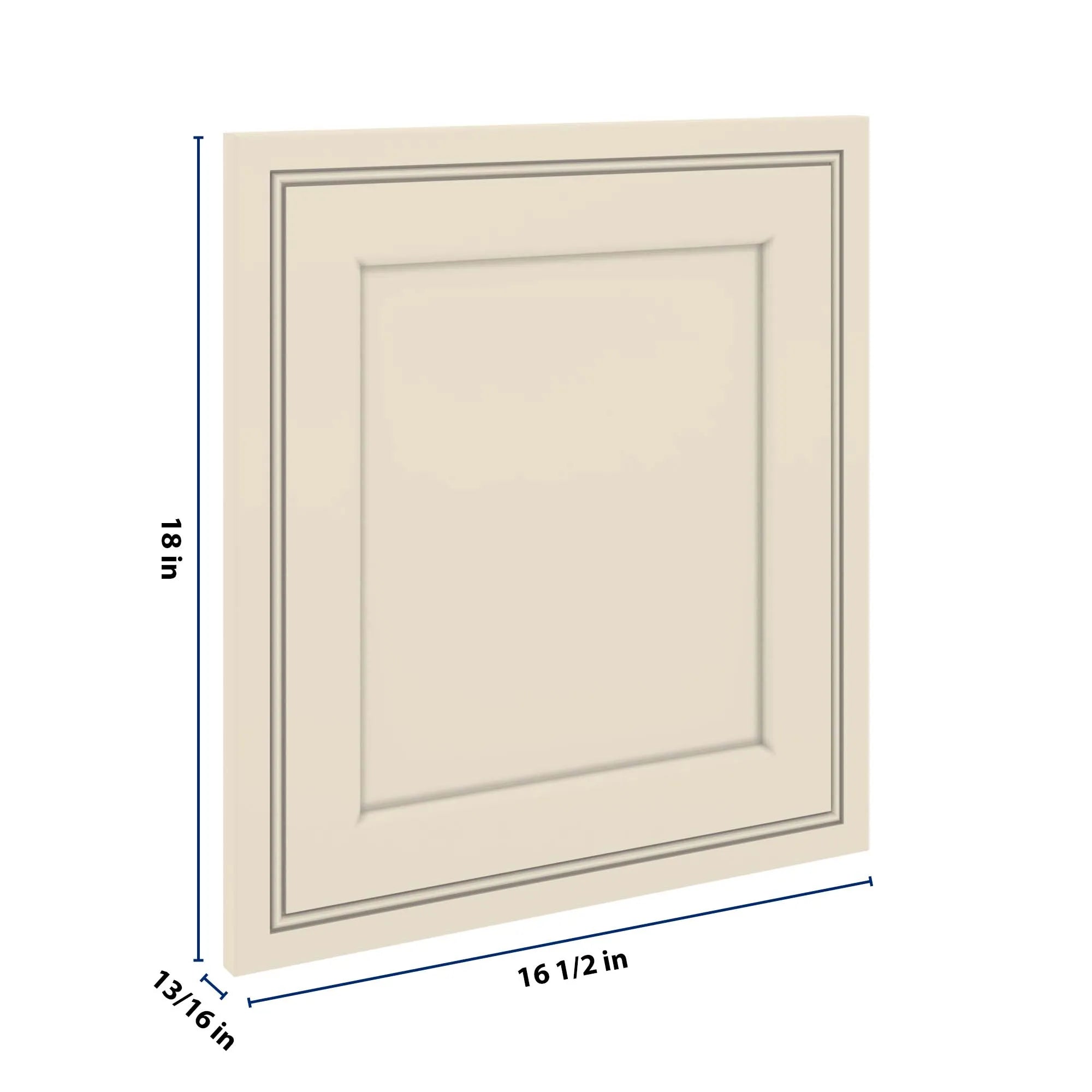 J&K Pearl Glazed H9 Dummy Door Panel 16 1/2" W x 18" H