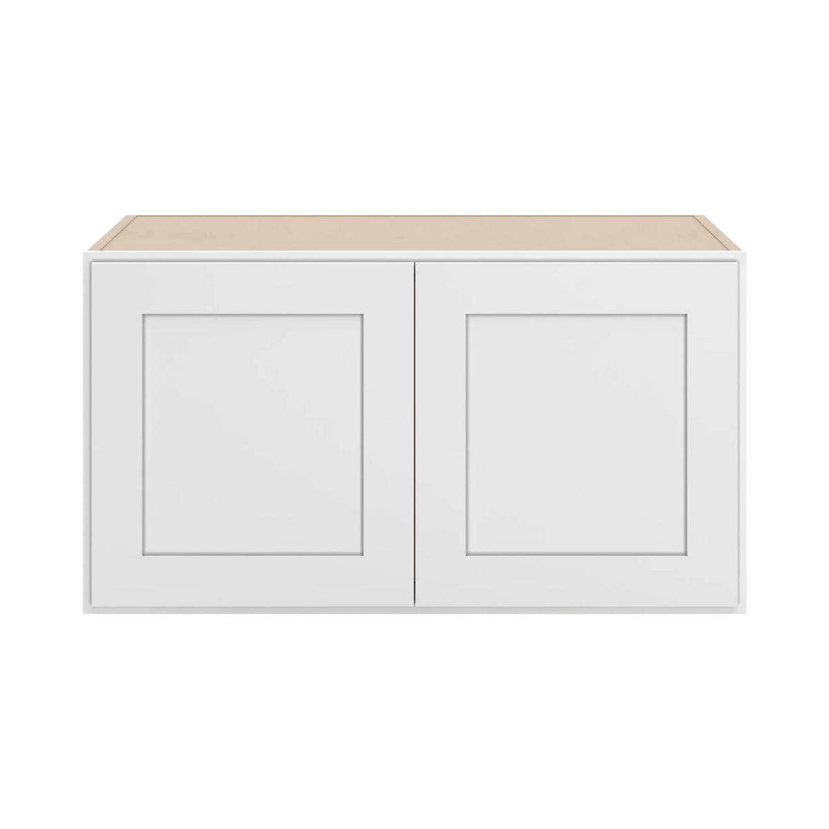 cnc luxor white 33 w x 18 h x 24 d double door wall cabinet