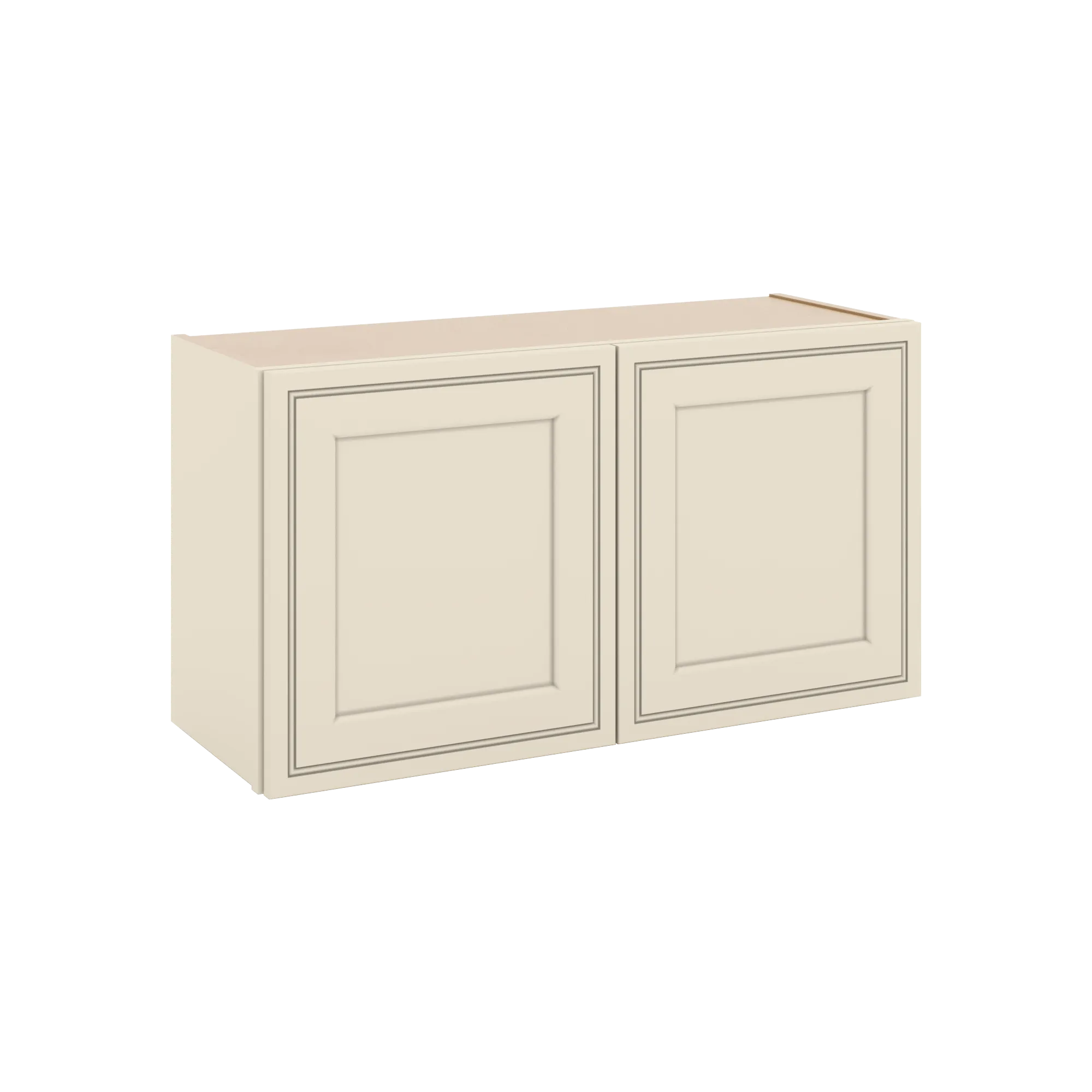 J&K Pearl Glazed H9 Double Door Wall Cabinet - 33" W x 18" H