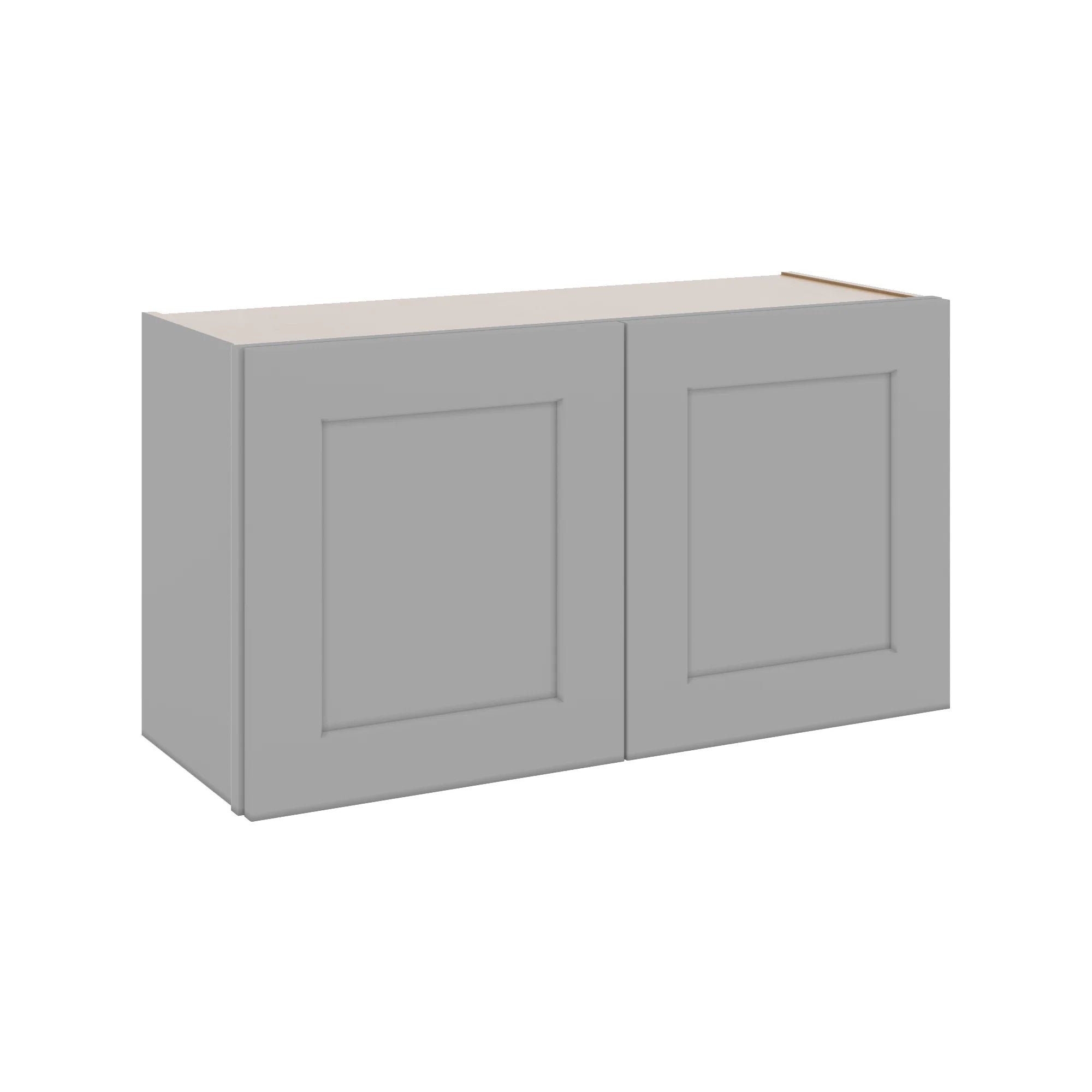 J&K Castle Grey S5 Double Door Wall Cabinet - 33" W x 18" H
