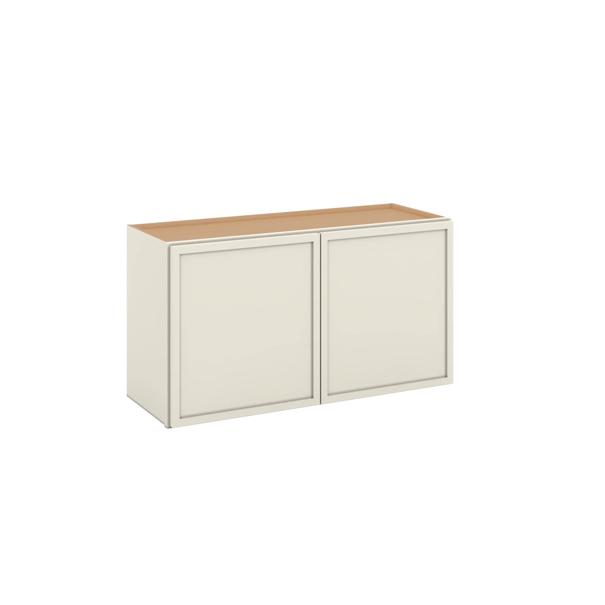 Modernform Cabinet Slim Dove White 33" W X 18" H X 12" D Double Door Wall Cabinet