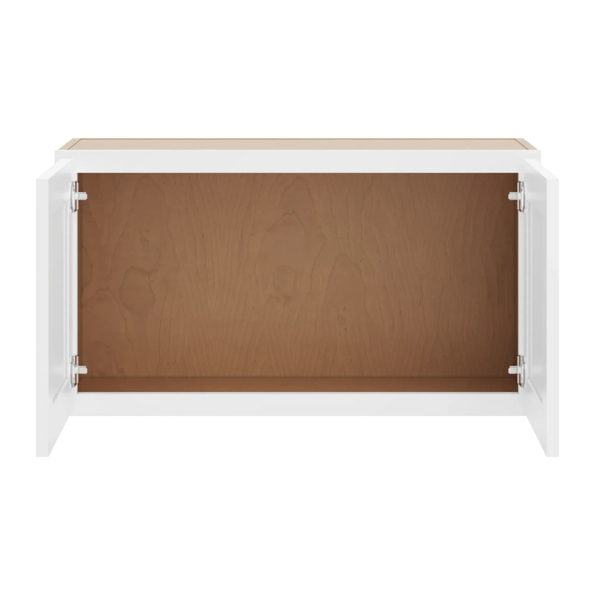 cnc luxor white 33 w x 18 h double door wall cabinet
