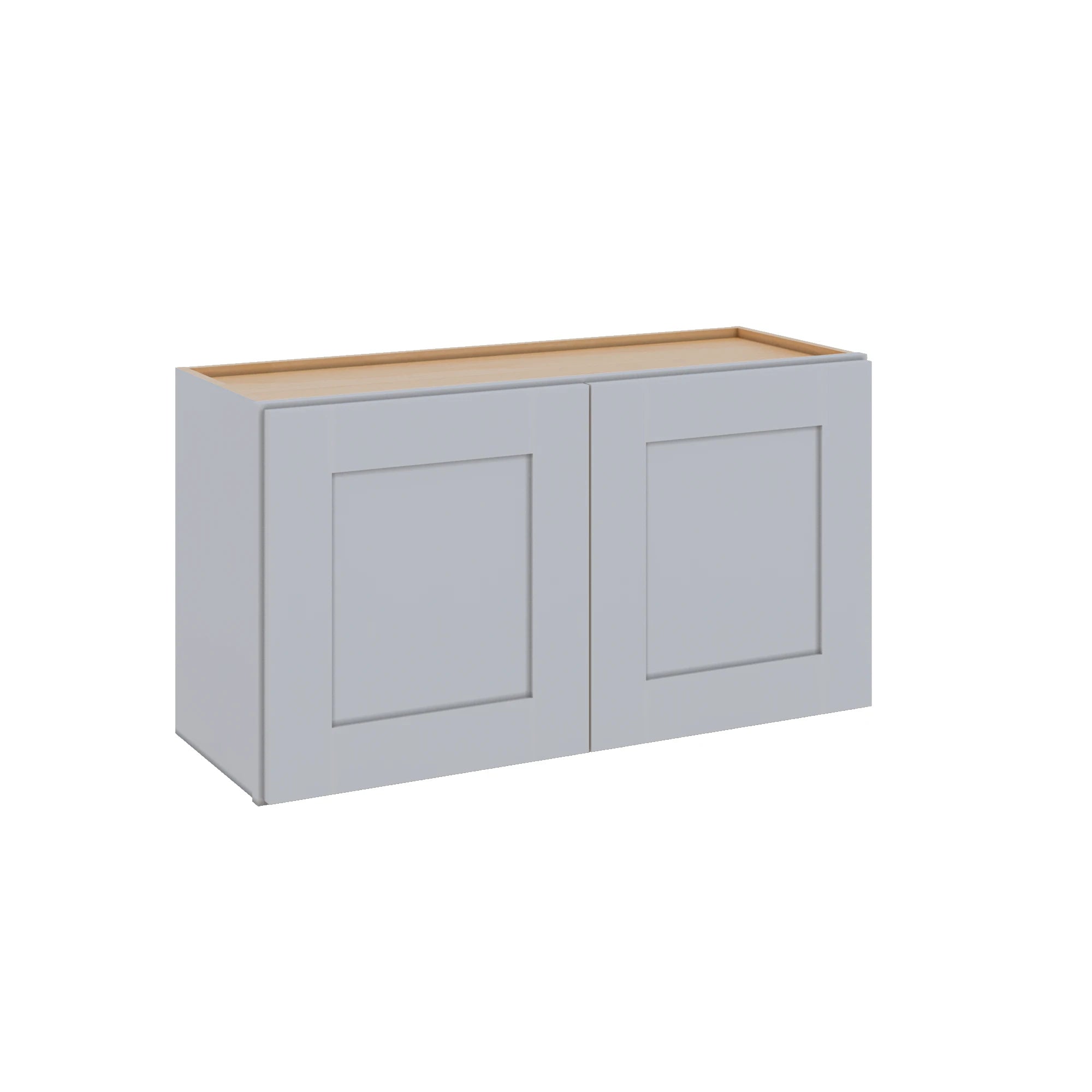 Modernform Cabinet Grey Shaker 33" W X 18" H X 12" D Double Door Wall Cabinet