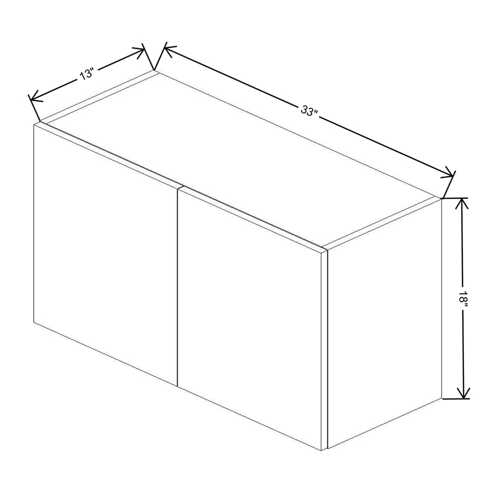 Fabuwood Illume Tuscany Olmo 3 18" High Wall