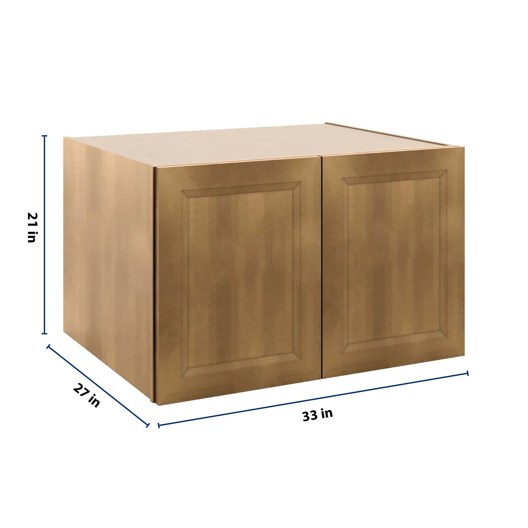 J&K Butterscotch B8 Refrigerator Wall Cabinet - 33" W x 21" H x 27" D