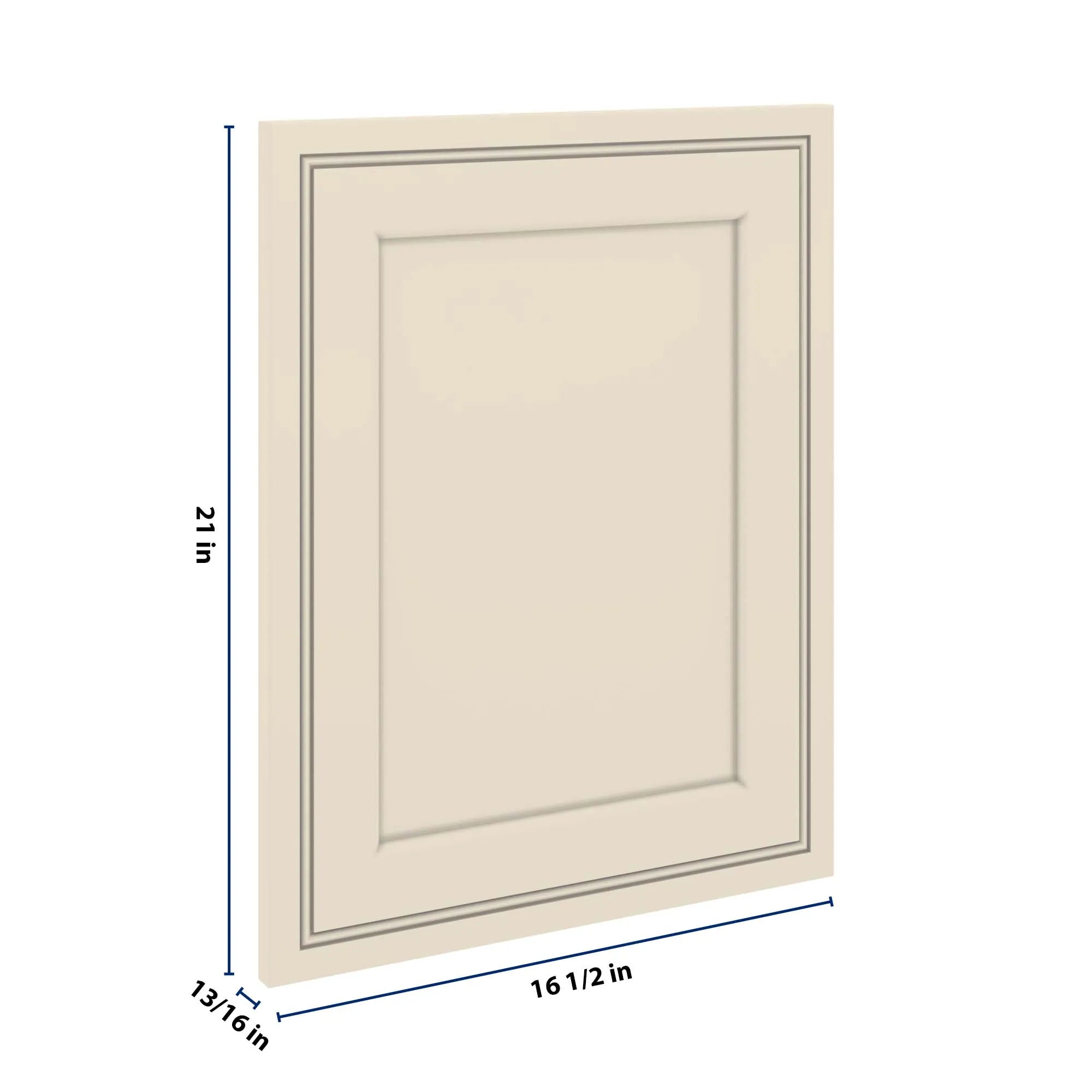 J&K Pearl Glazed H9 Dummy Door Panel 16 1/2" W x 21" H