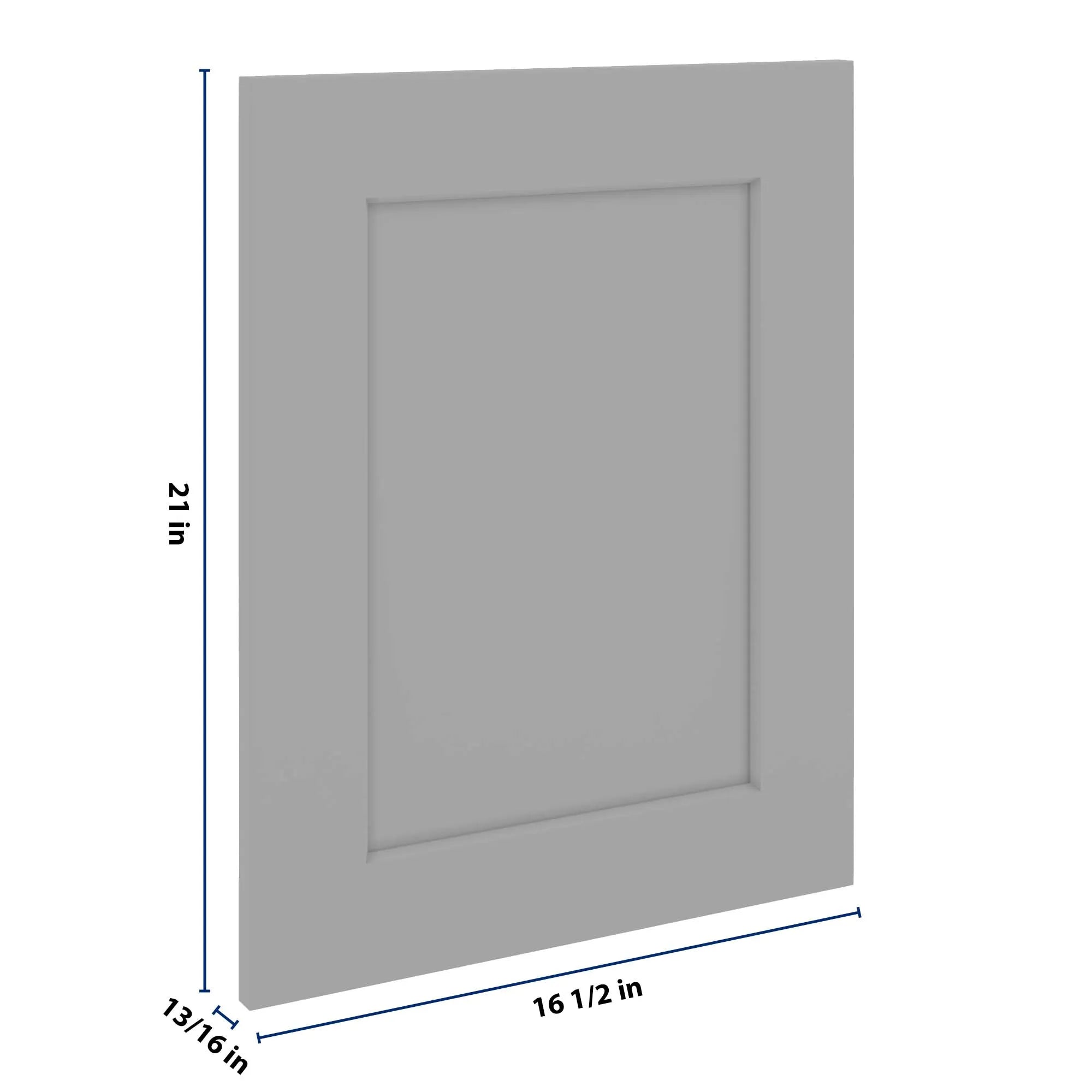 J&K Castle Grey S5 Dummy Door Panel 16 1/2" W x 21" H