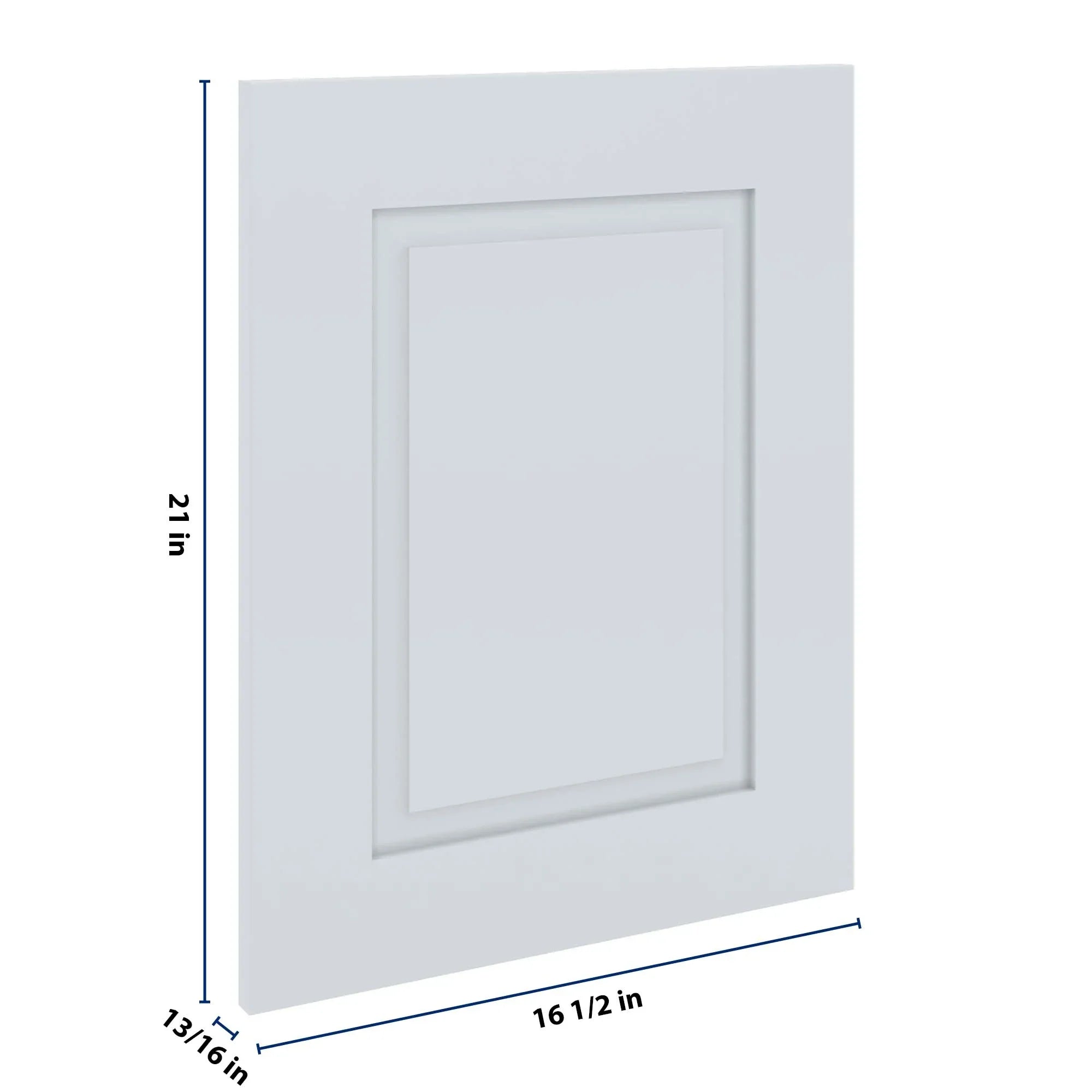 J&K White Shaker S8 Dummy Door Panel 16 1/2" W x 21" H