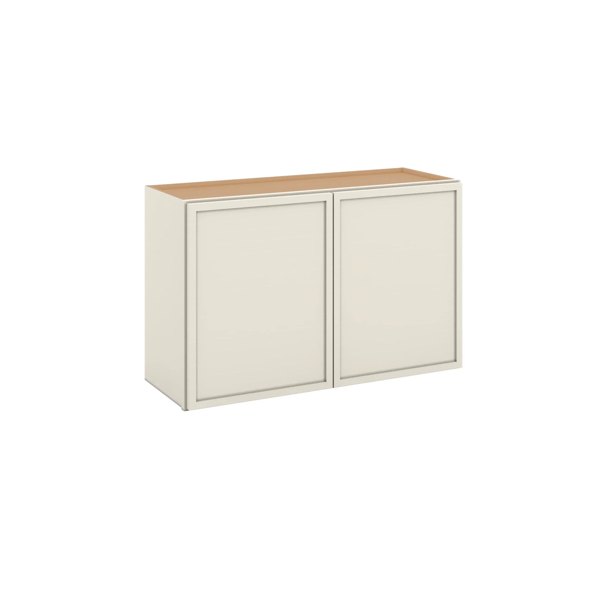 Modernform Cabinet Slim Dove White 33" W X 21" H X 12" D Double Door Wall Cabinet