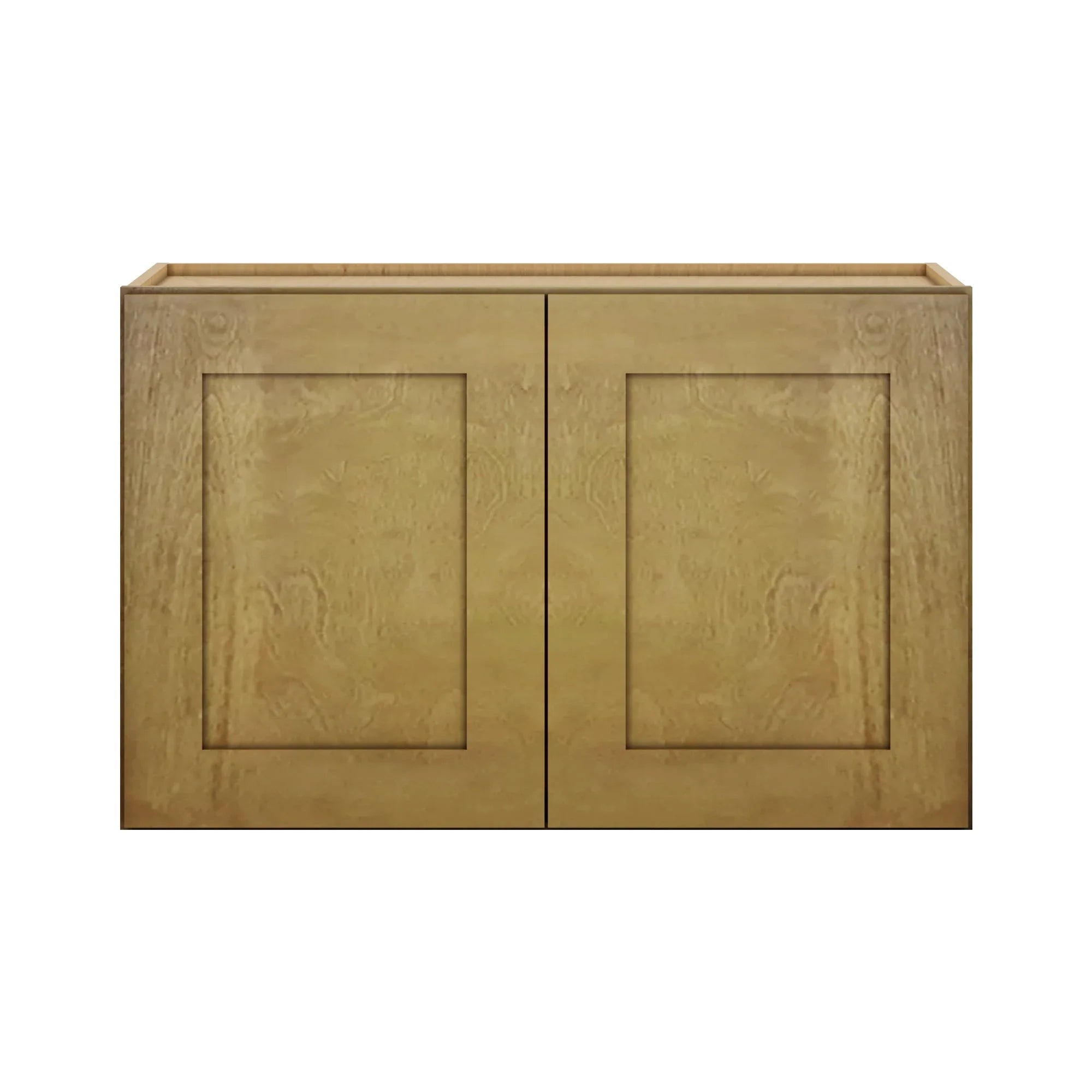Modernform Cabinet Natural Shaker 33" W X 21" H X 12" D Double Door Wall Cabinet
