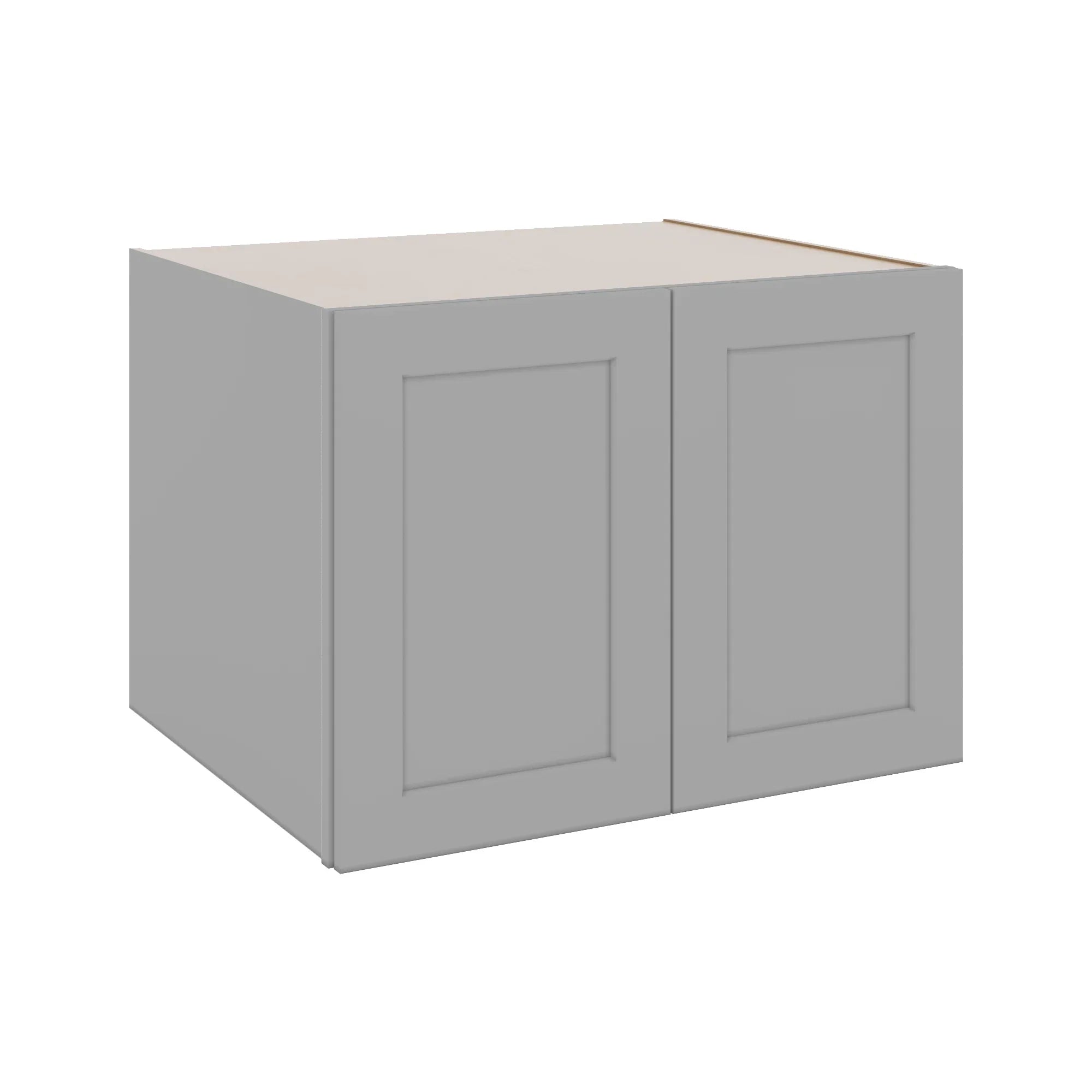 J&K Castle Grey S5 Refrigerator Wall Cabinet - 33" W x 24" H x 27" D