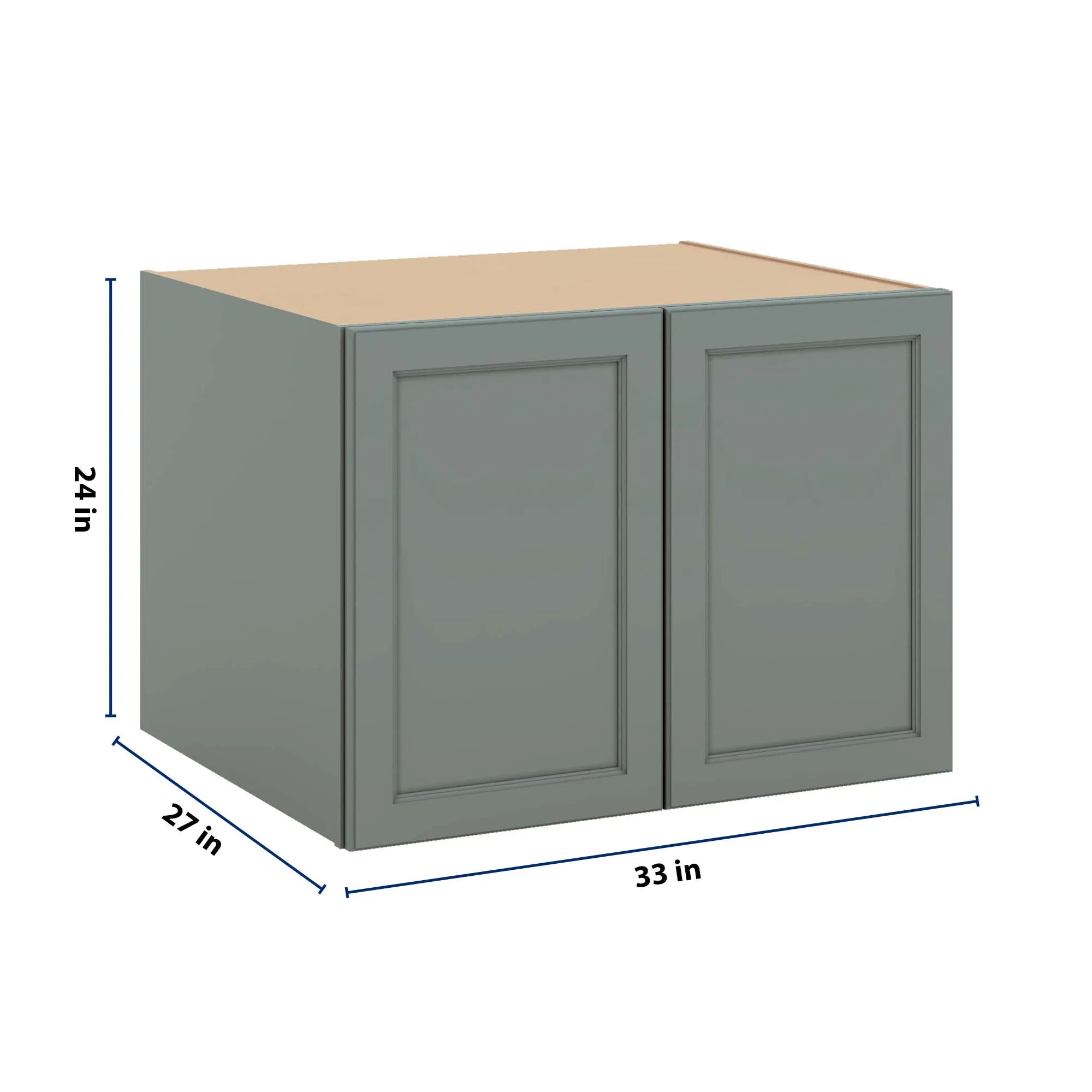 J&K Sage E3 Refrigerator Wall Cabinet - 33" W x 24" H x 27" D