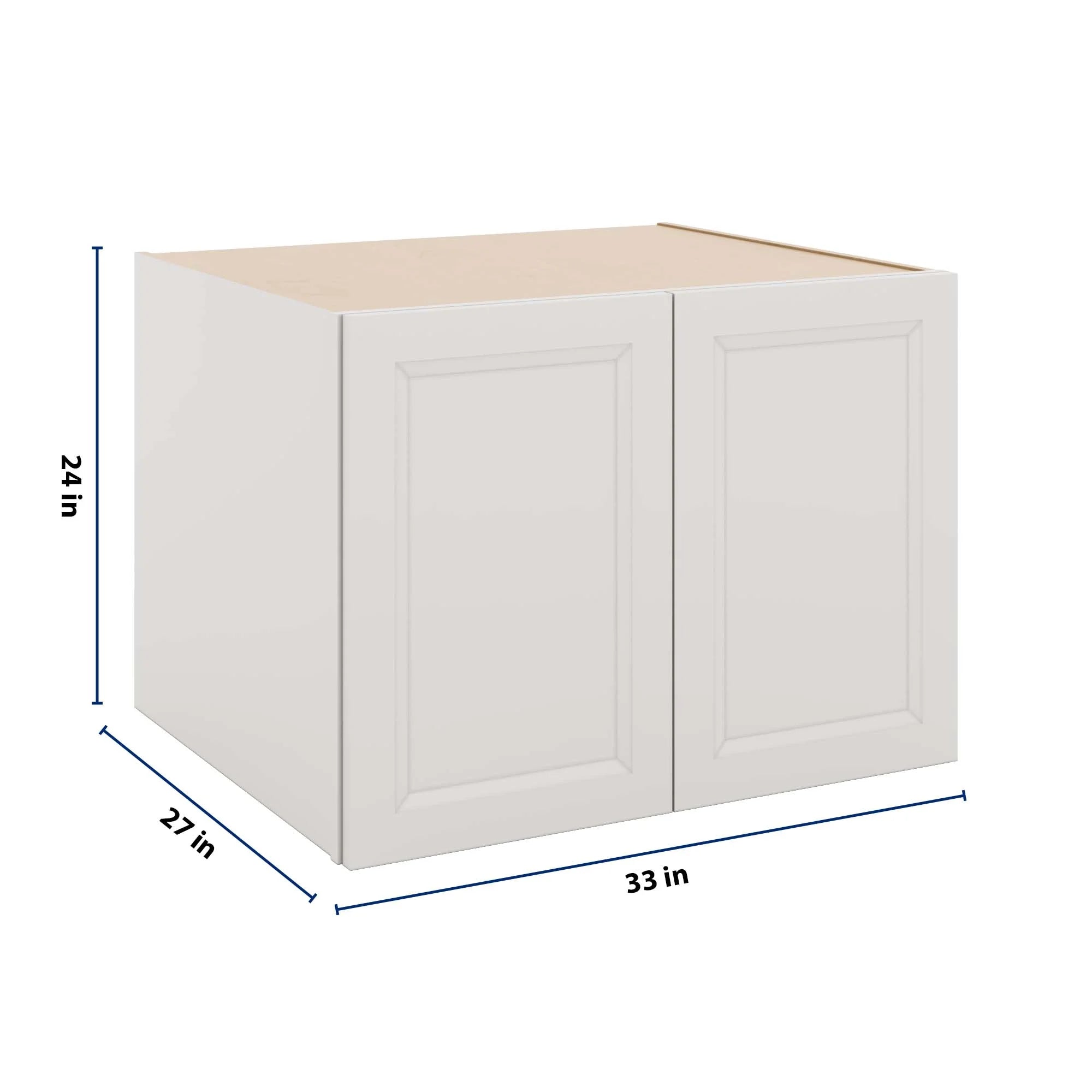 J&K Pure B5 Refrigerator Wall Cabinet - 33" W x 24" H x 27" D