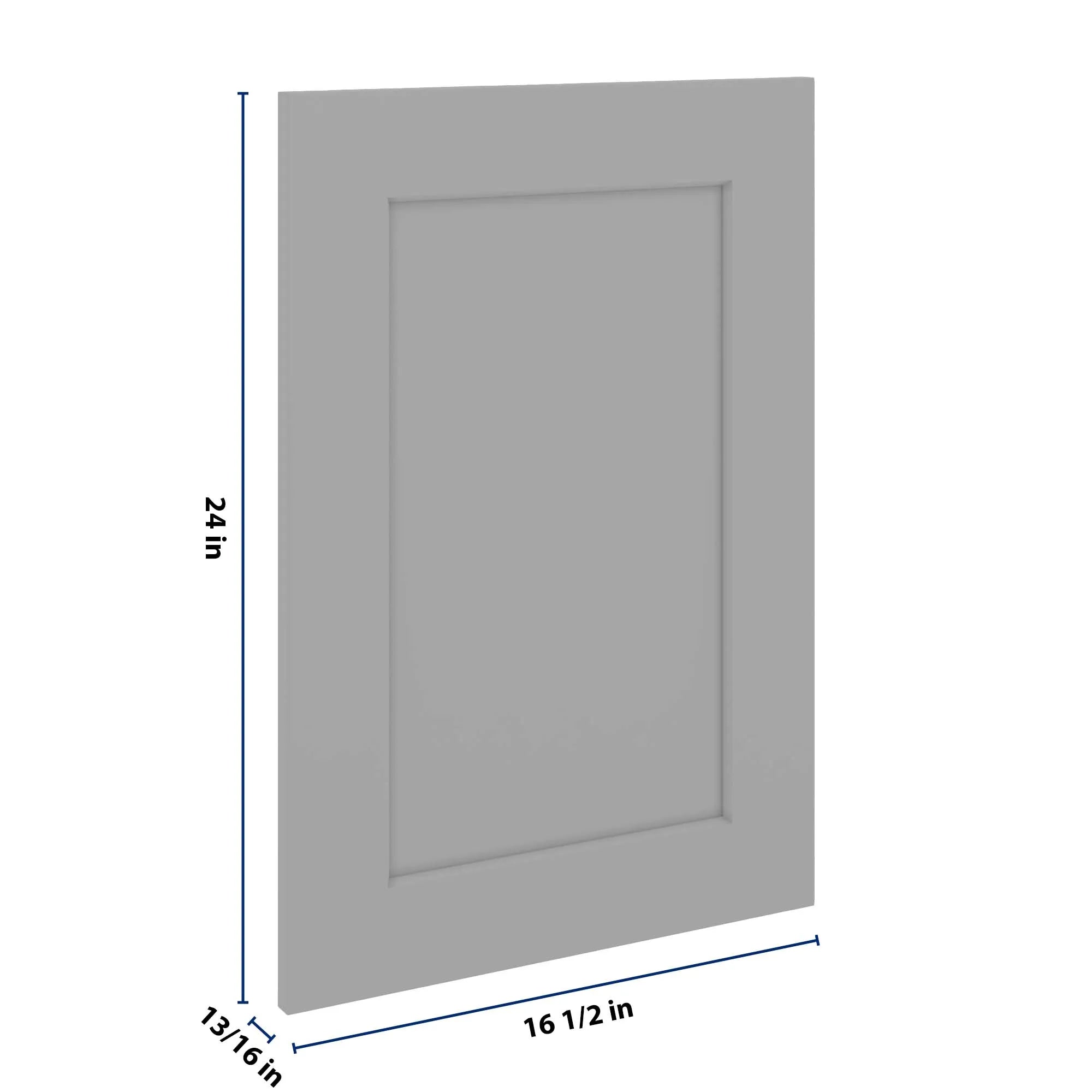 J&K Castle Grey S5 Dummy Door Panel 16 1/2" W x 24" H