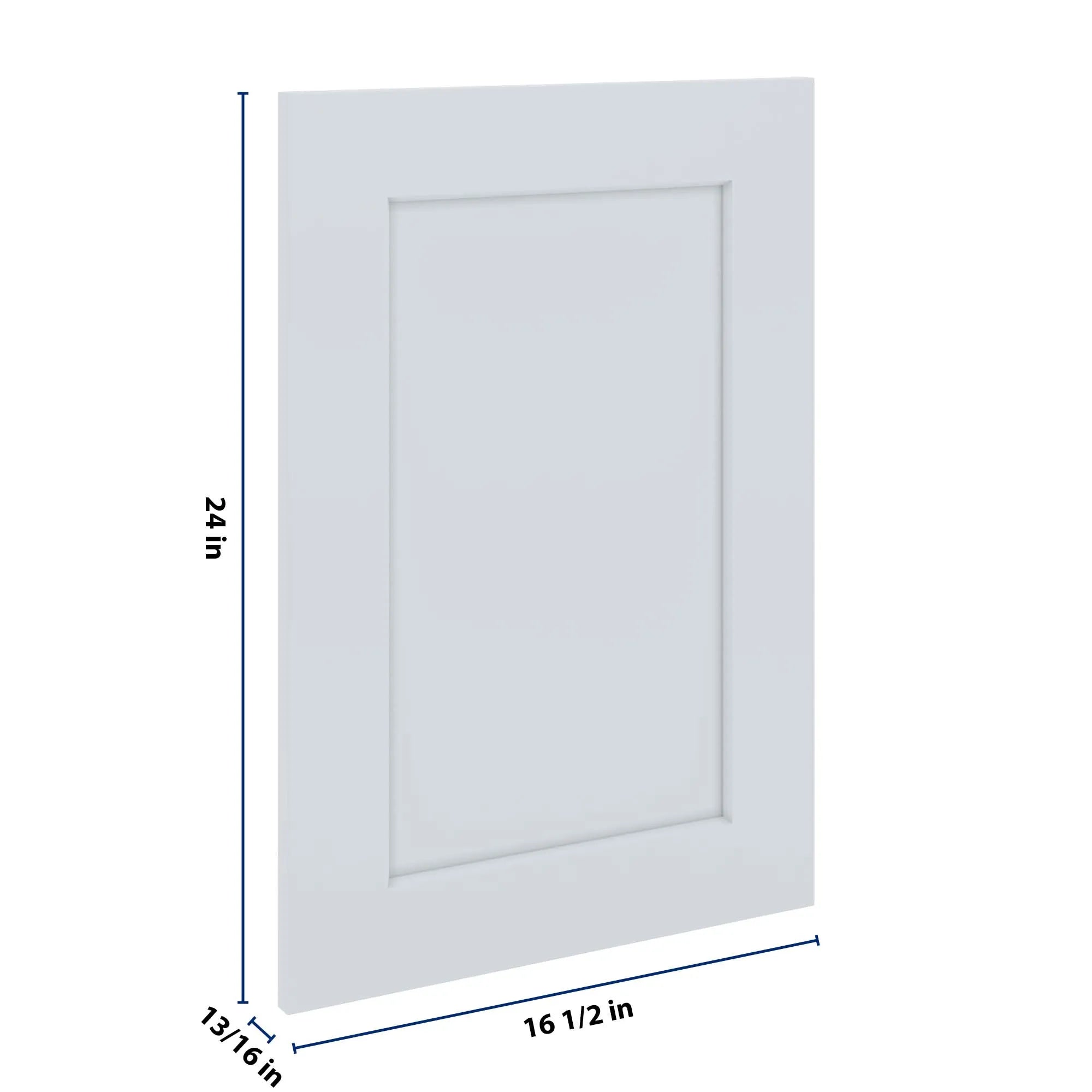 J&K White Shaker S8 Dummy Door Panel 16 1/2" W x 24" H