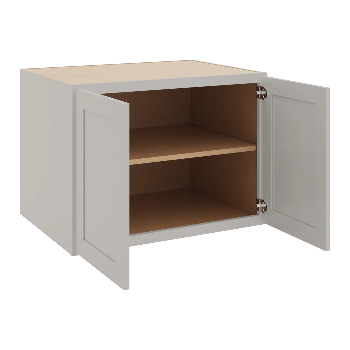cnc luxor 5 piece misty grey 33 w x 24 h x 24 d double door wall cabinet