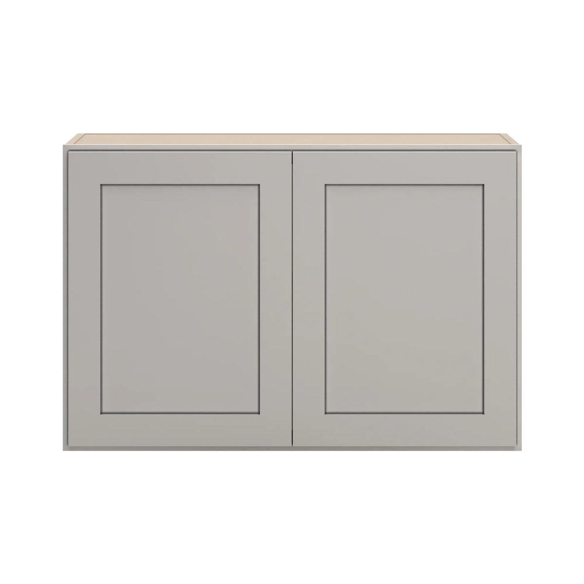 cnc luxor 5 piece misty grey 33 w x 24 h double door wall cabinet
