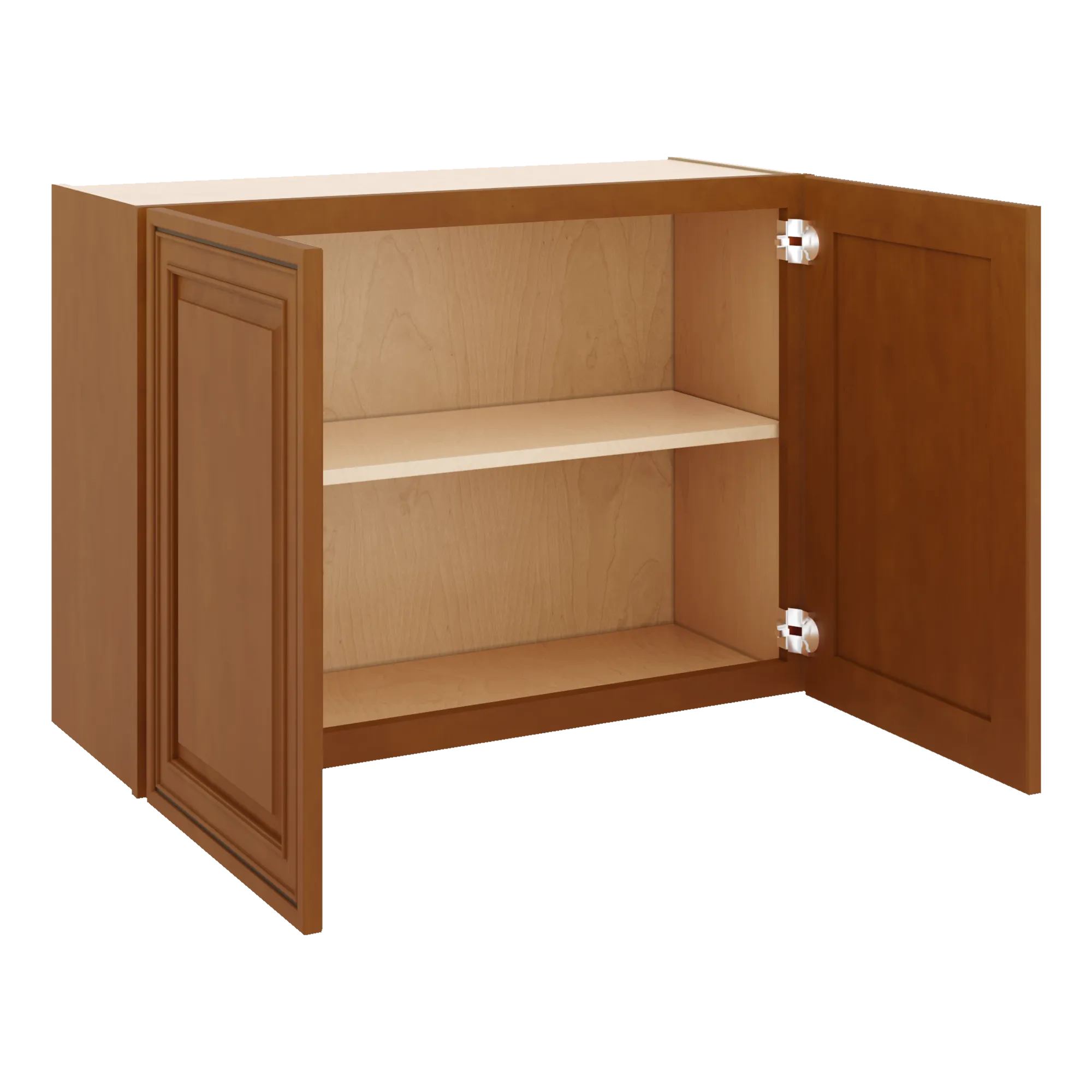 j k mocha glazed k10 double door wall cabinet 33 w x 24 h