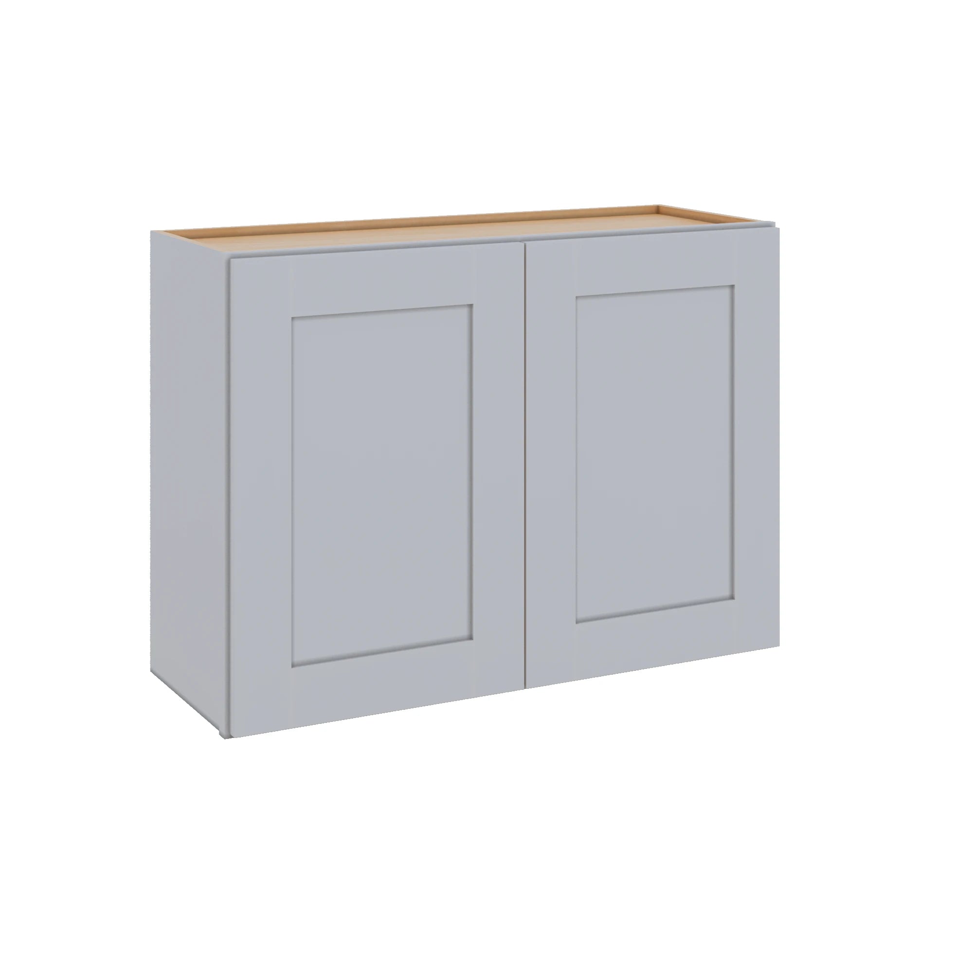 Modernform Cabinet Grey Shaker 33" W X 24" H X 12" D Double Door Wall Cabinet