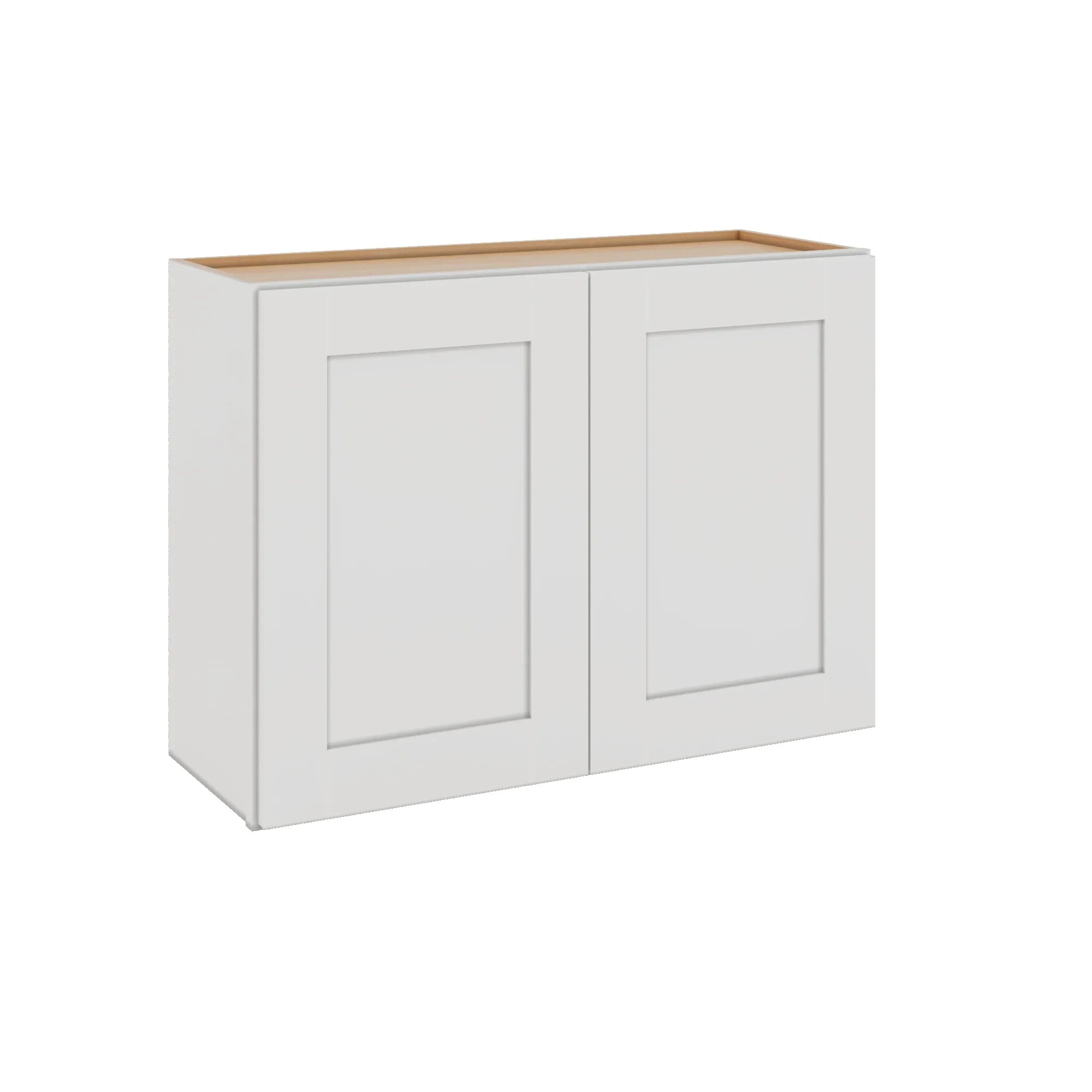 Modernform Cabinet White Shaker 33" W X 24" H X 12" D Double Door Wall Cabinet