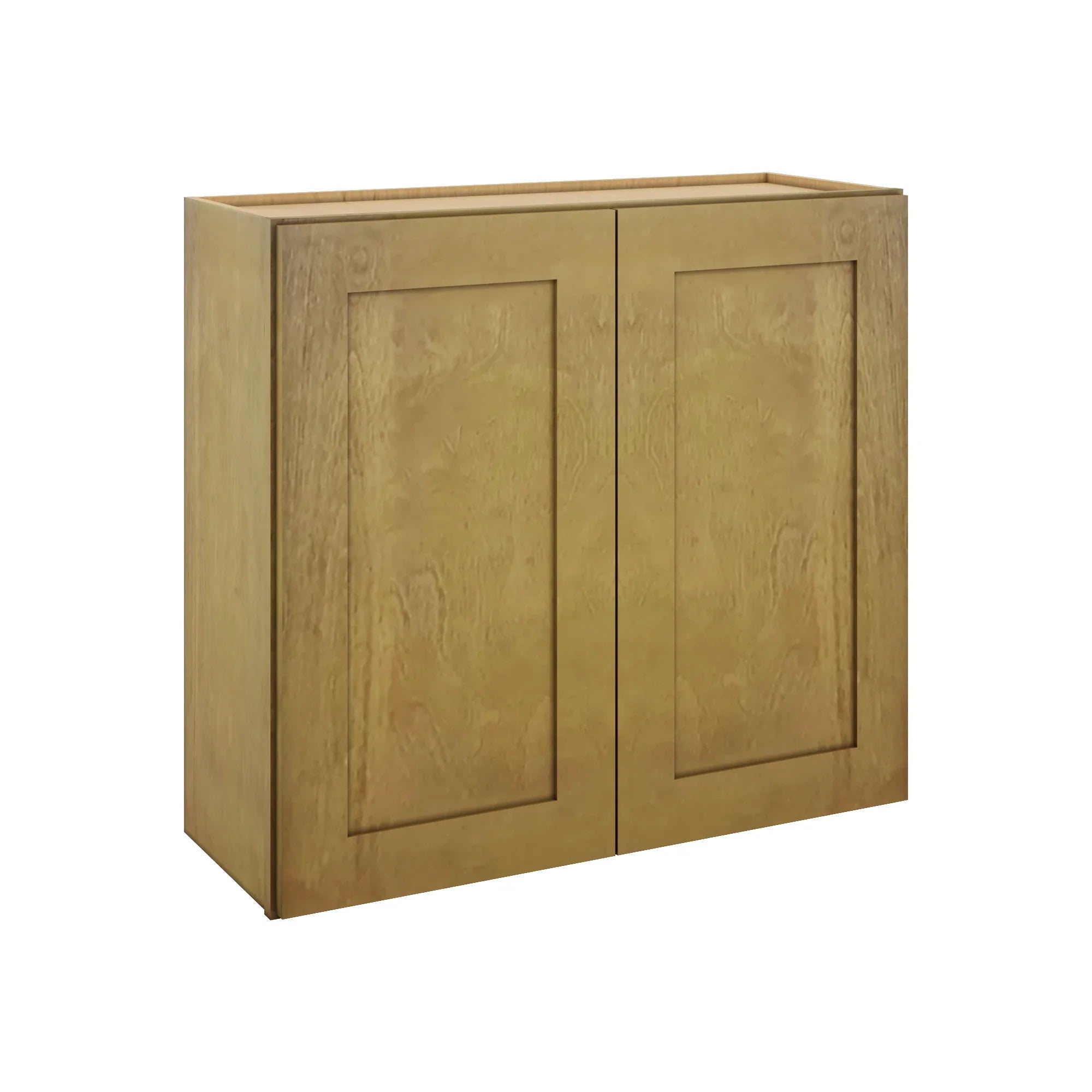 Modernform Cabinet Natural Shaker 33" W X 30" H X 12" D Double Door Wall Cabinet