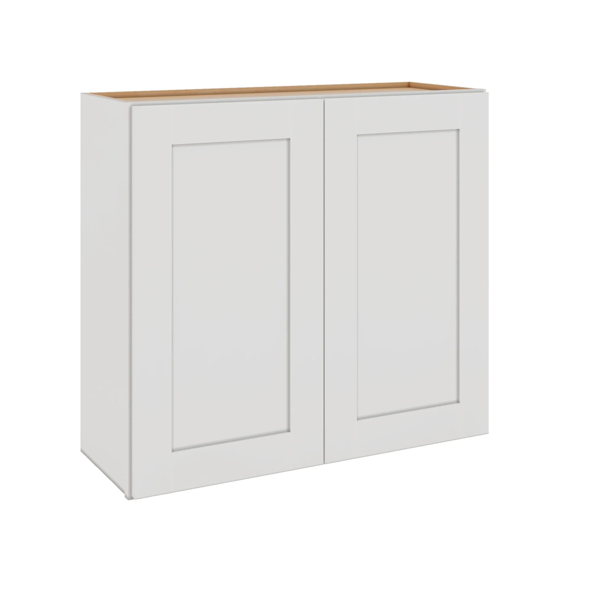 Modernform Cabinet White Shaker 33" W X 30" H X 12" D Double Door Wall Cabinet