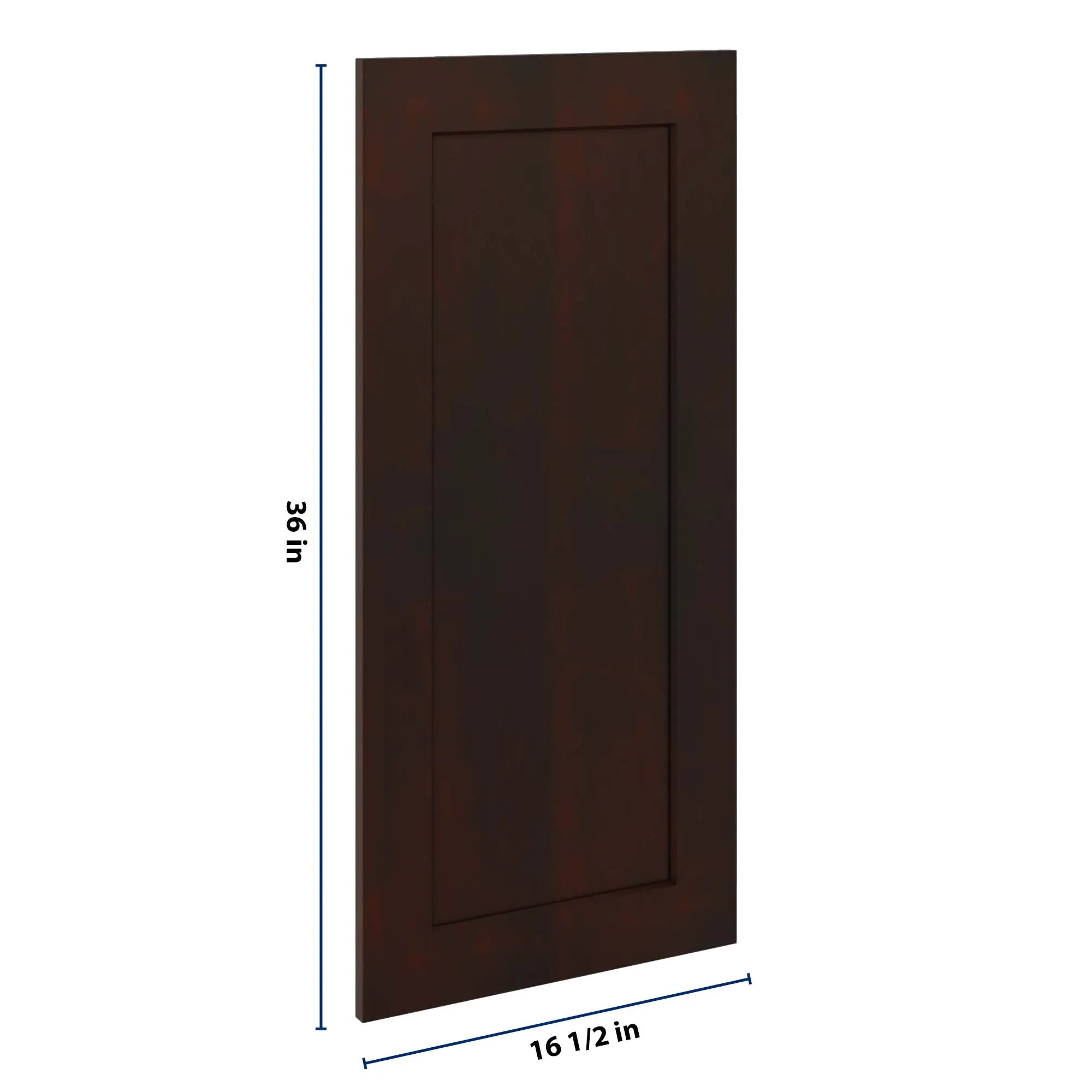 J&K Java Coffee S1 Dummy Door Panel 16 1/2" W x 36" H