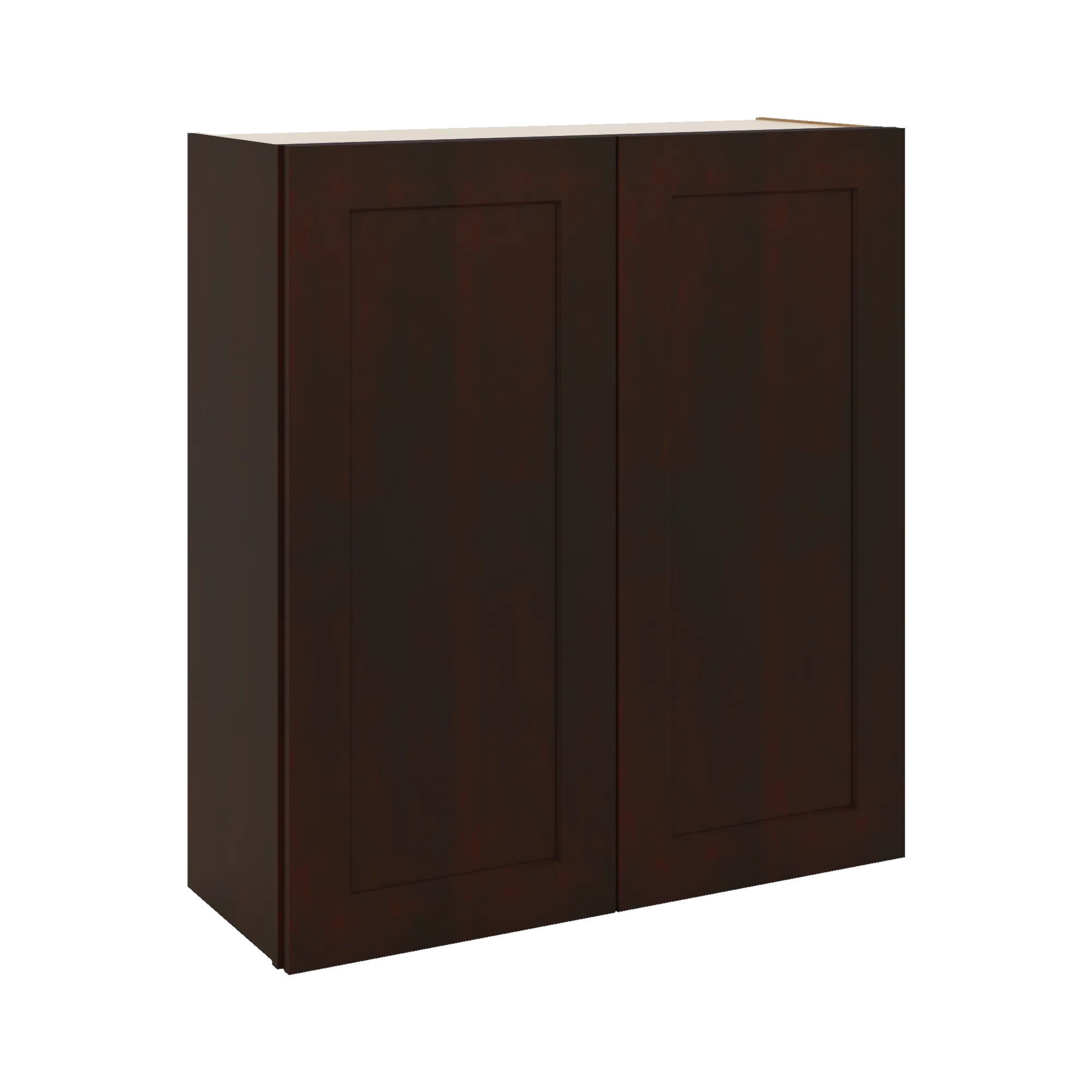 J&K Java Coffee S1 Double Door Wall Cabinet - 33" W x 36" H