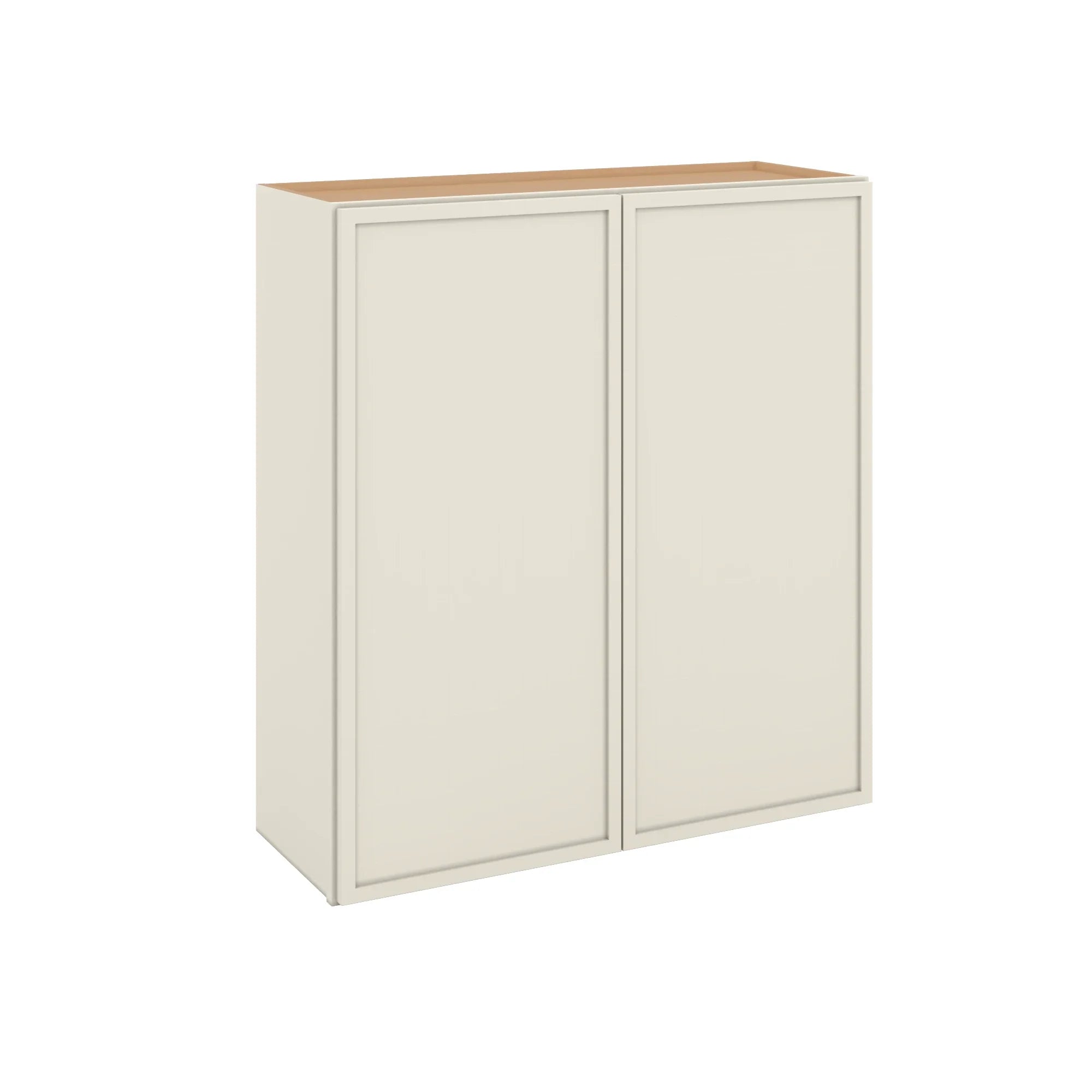 Modernform Cabinet Slim Dove White 33" W X 36" H X 12" D Double Door Wall Cabinet