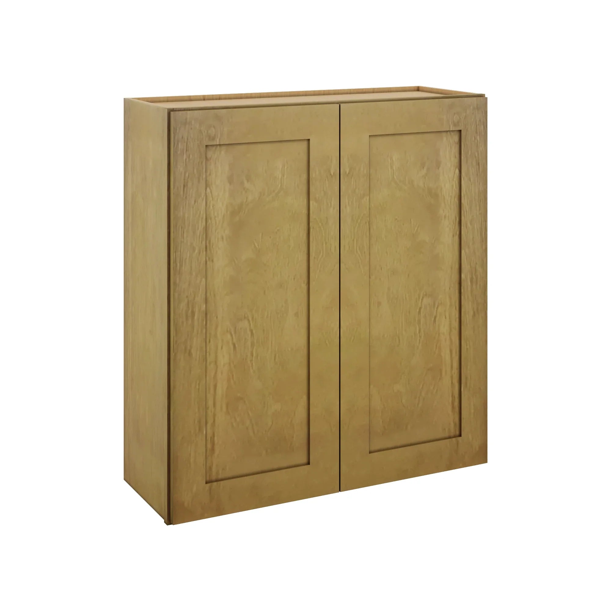Modernform Cabinet Natural Shaker 33" W X 36" H X 12" D Double Door Wall Cabinet