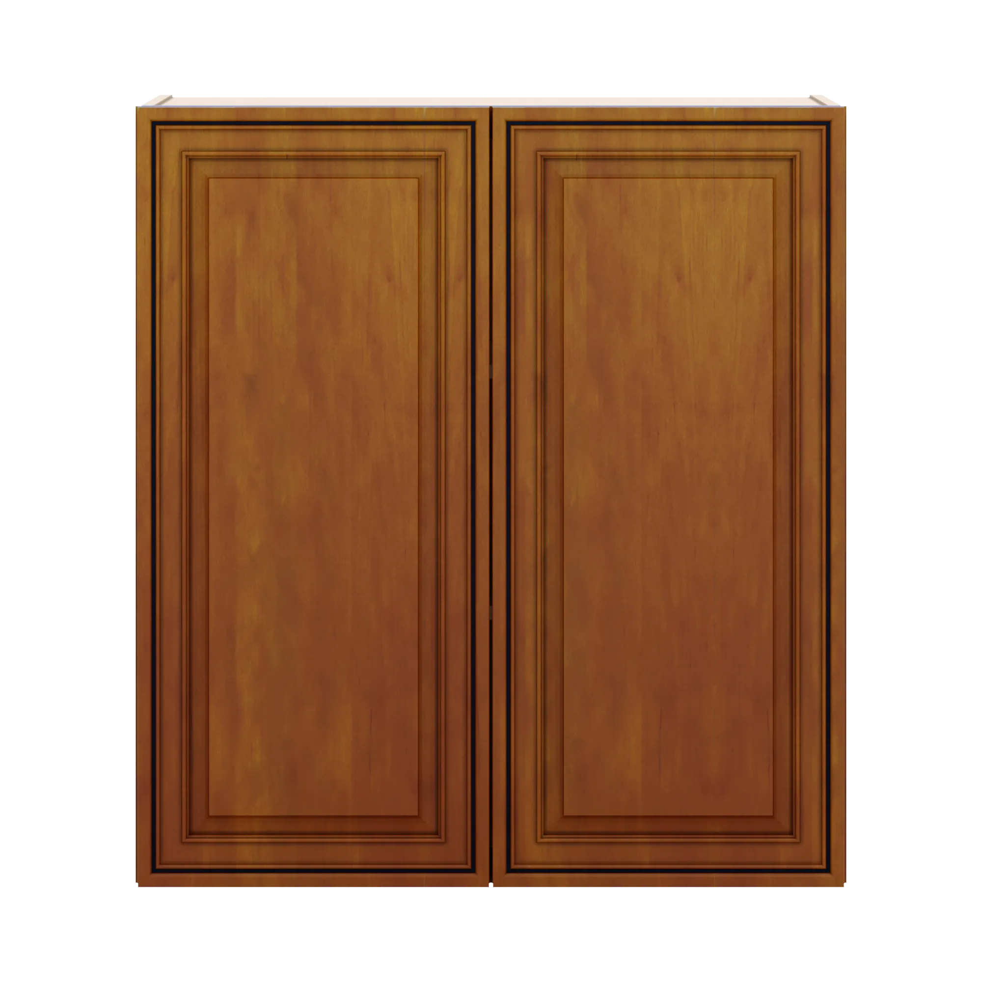 j k mocha glazed k10 double door wall cabinet 33 w x 36 h