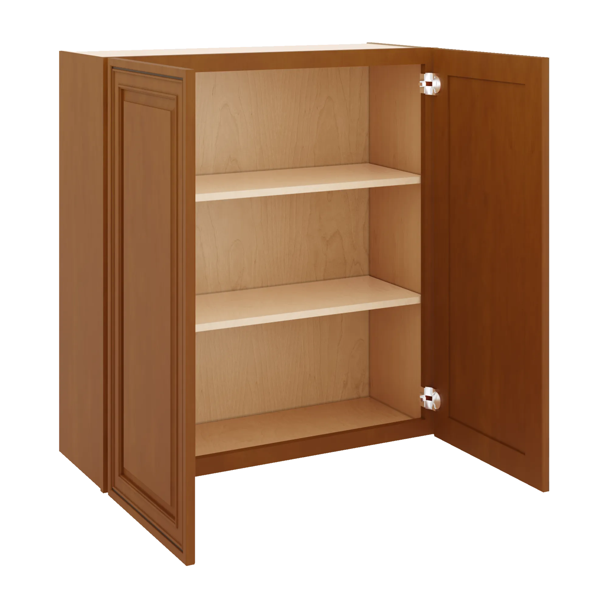 j k mocha glazed k10 double door wall cabinet 33 w x 36 h