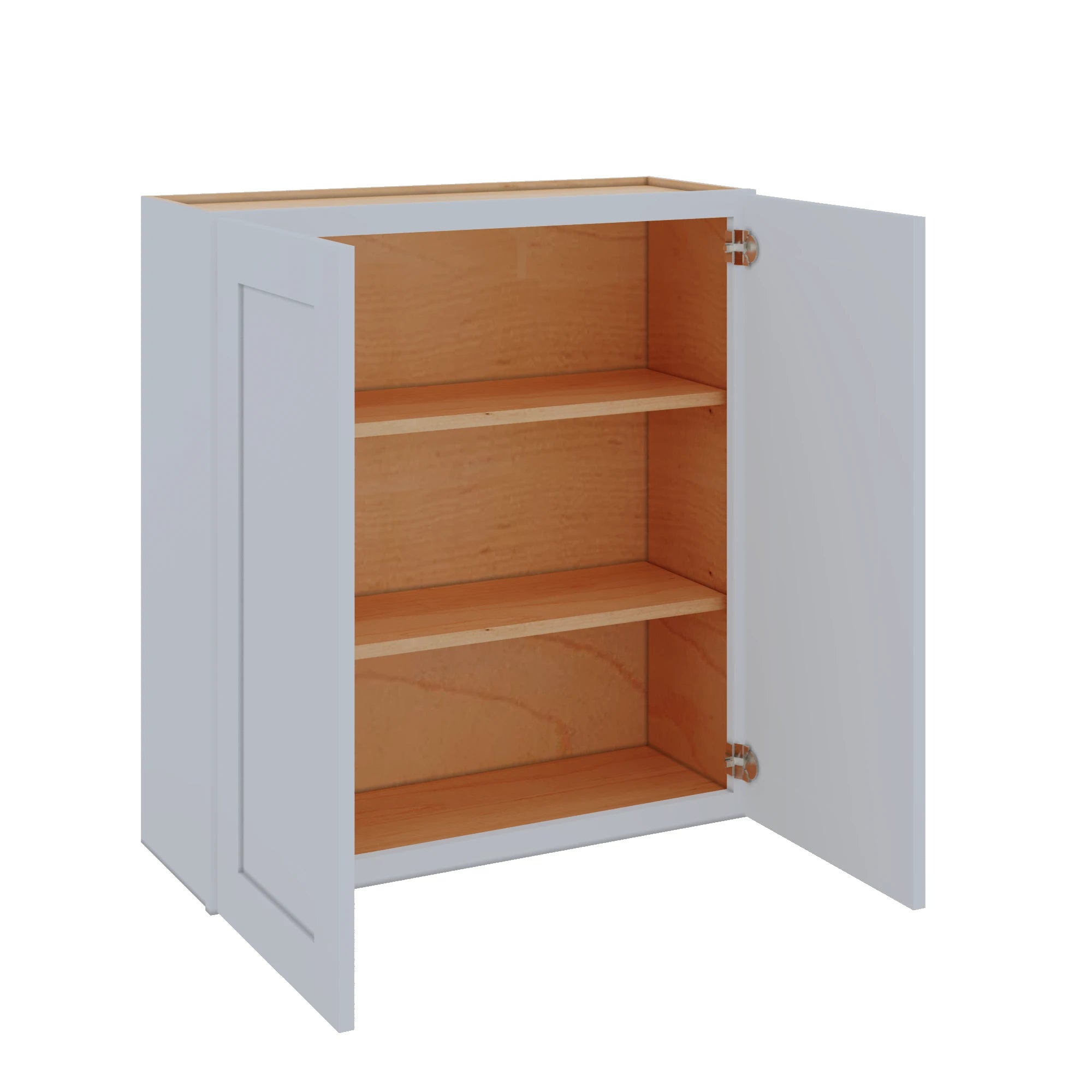 Modernform Cabinet Grey Shaker 33" W X 36" H X 12" D Double Door Wall Cabinet