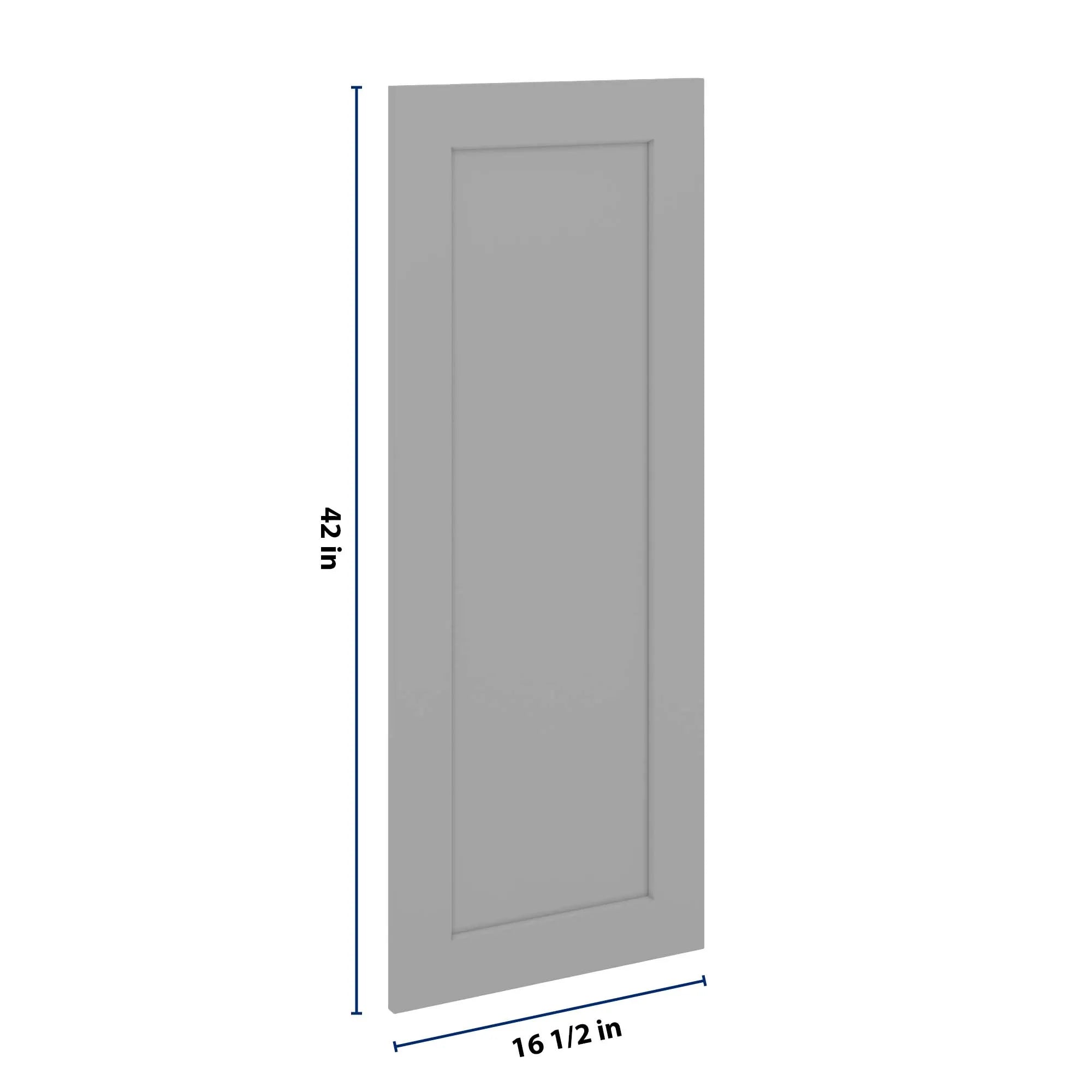 J&K Castle Grey S5 Dummy Door Panel 16 1/2" W x 42" H