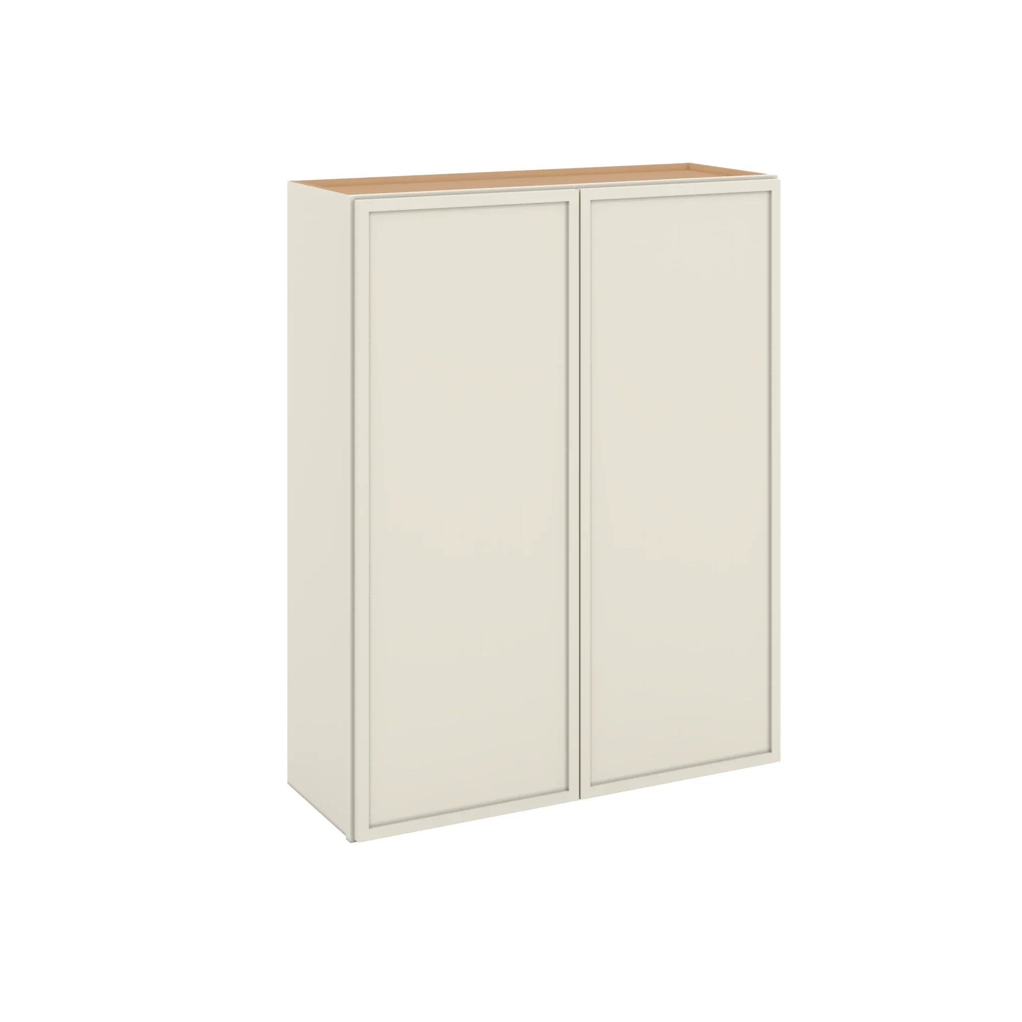Modernform Cabinet Slim Dove White 33" W X 42" H X 12" D Double Door Wall Cabinet