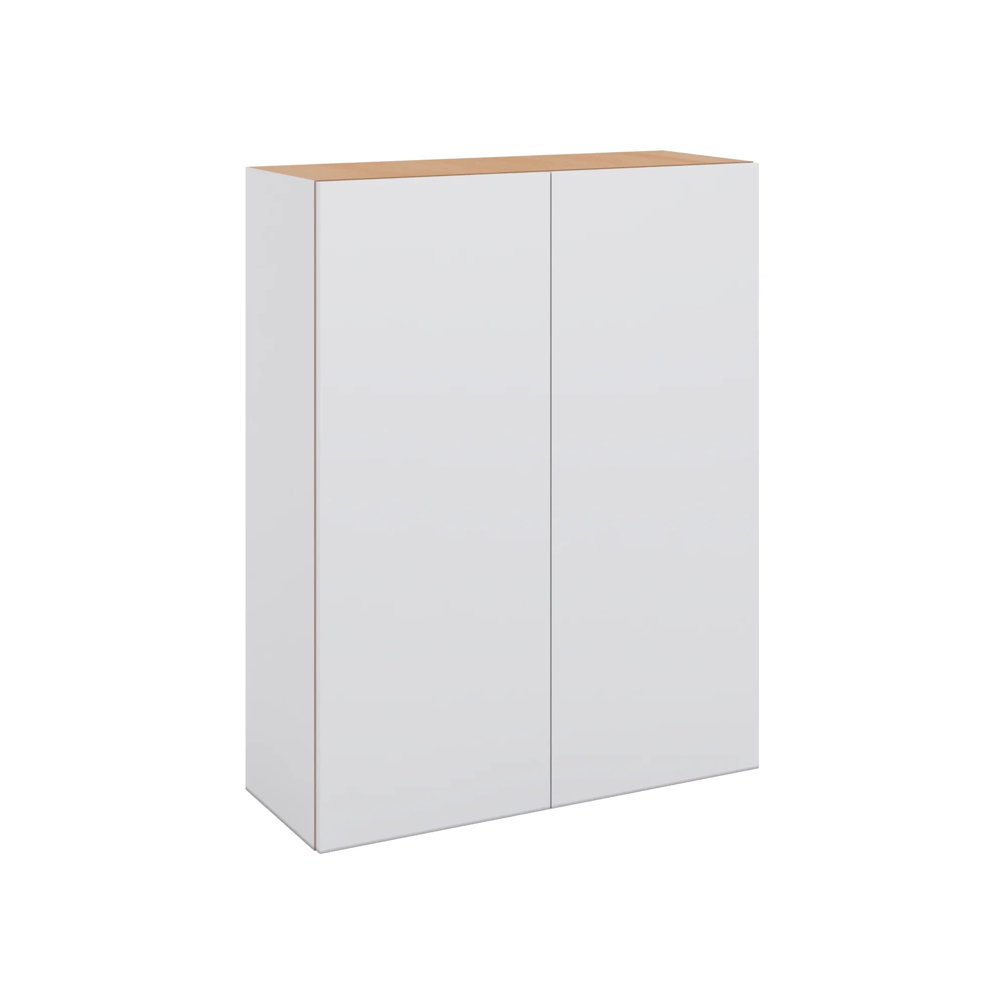 Modernform Cabinet Matte White 33" W X 42" H X 12" D Double Door Wall Cabinet