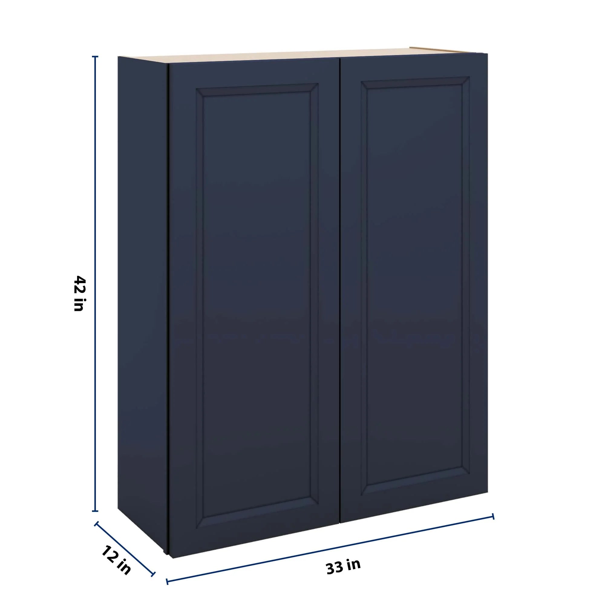 J&K Naval B7 Double Door Wall Cabinet - 33" W x 42" H