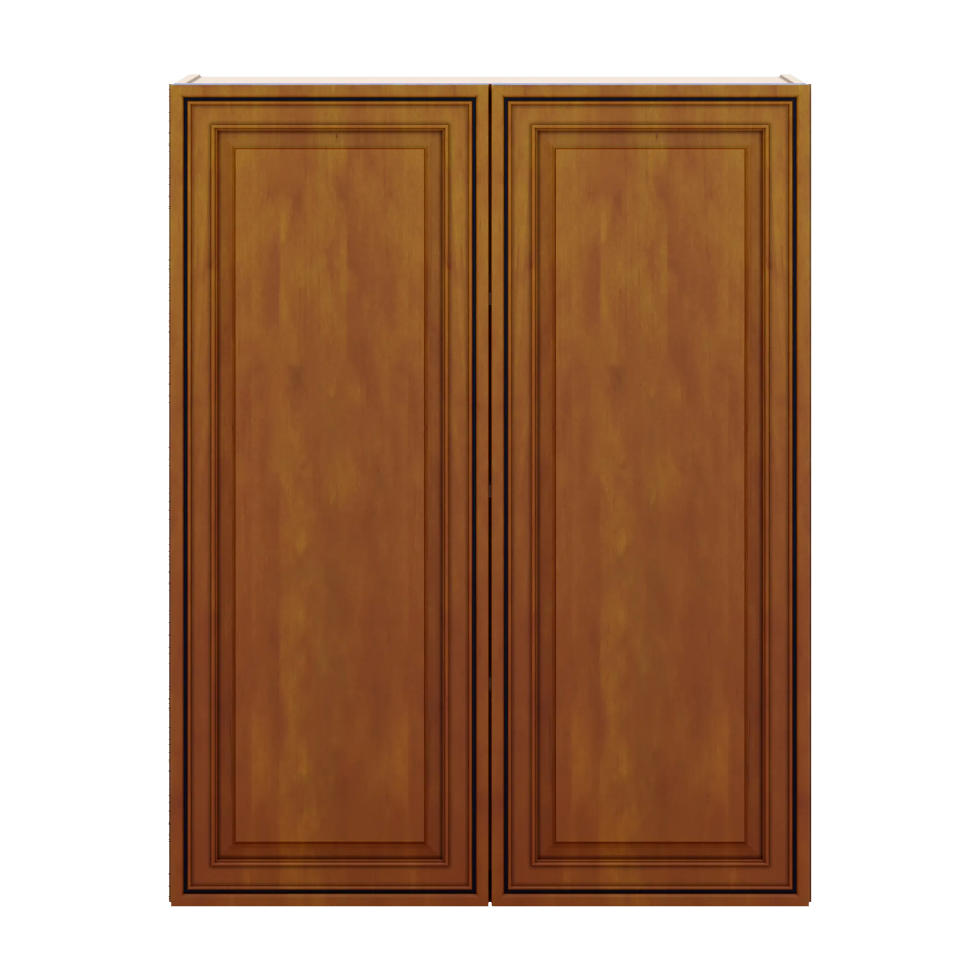 j k mocha glazed k10 double door wall cabinet 33 w x 42 h
