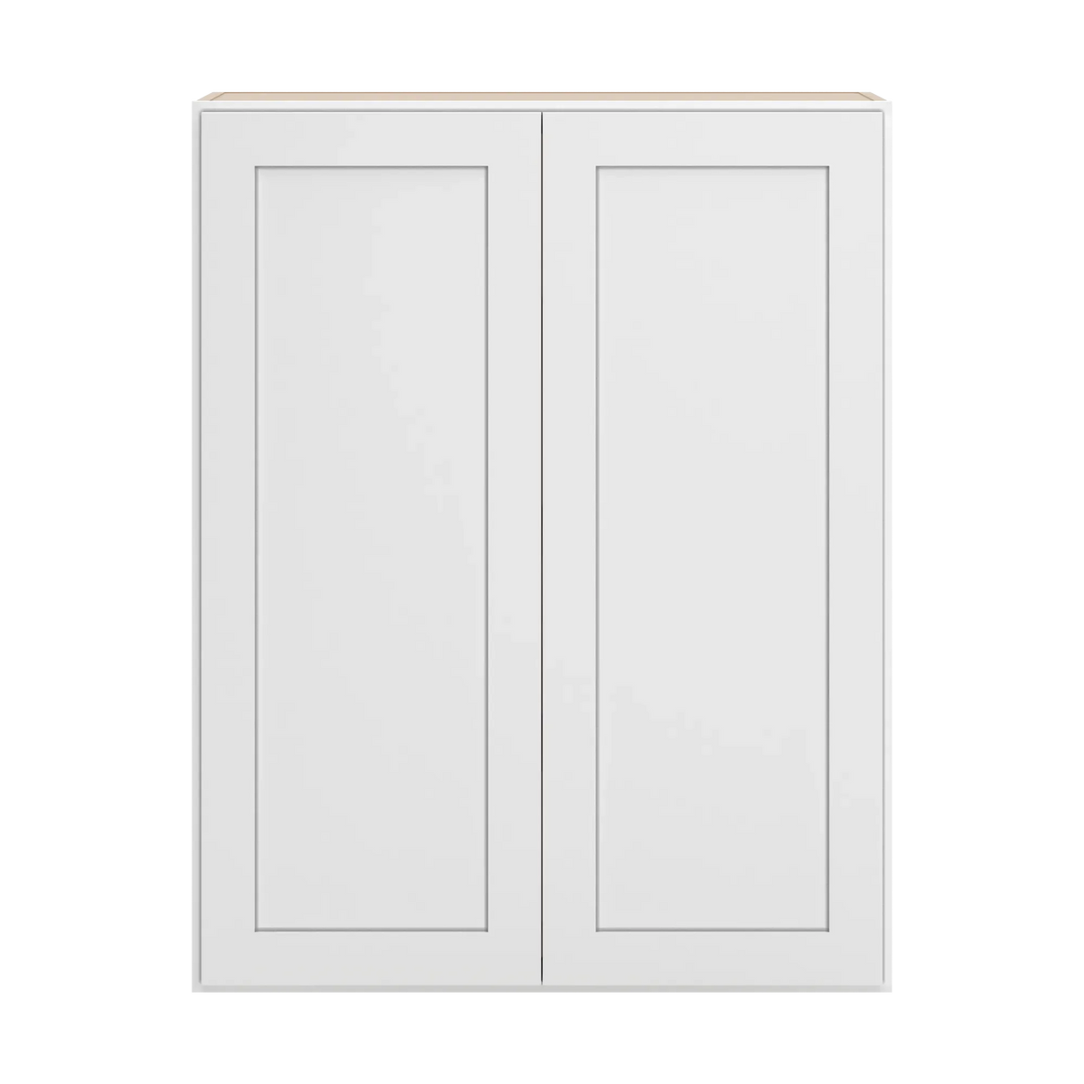 cnc luxor white 33 w x 42 h double door wall cabinet
