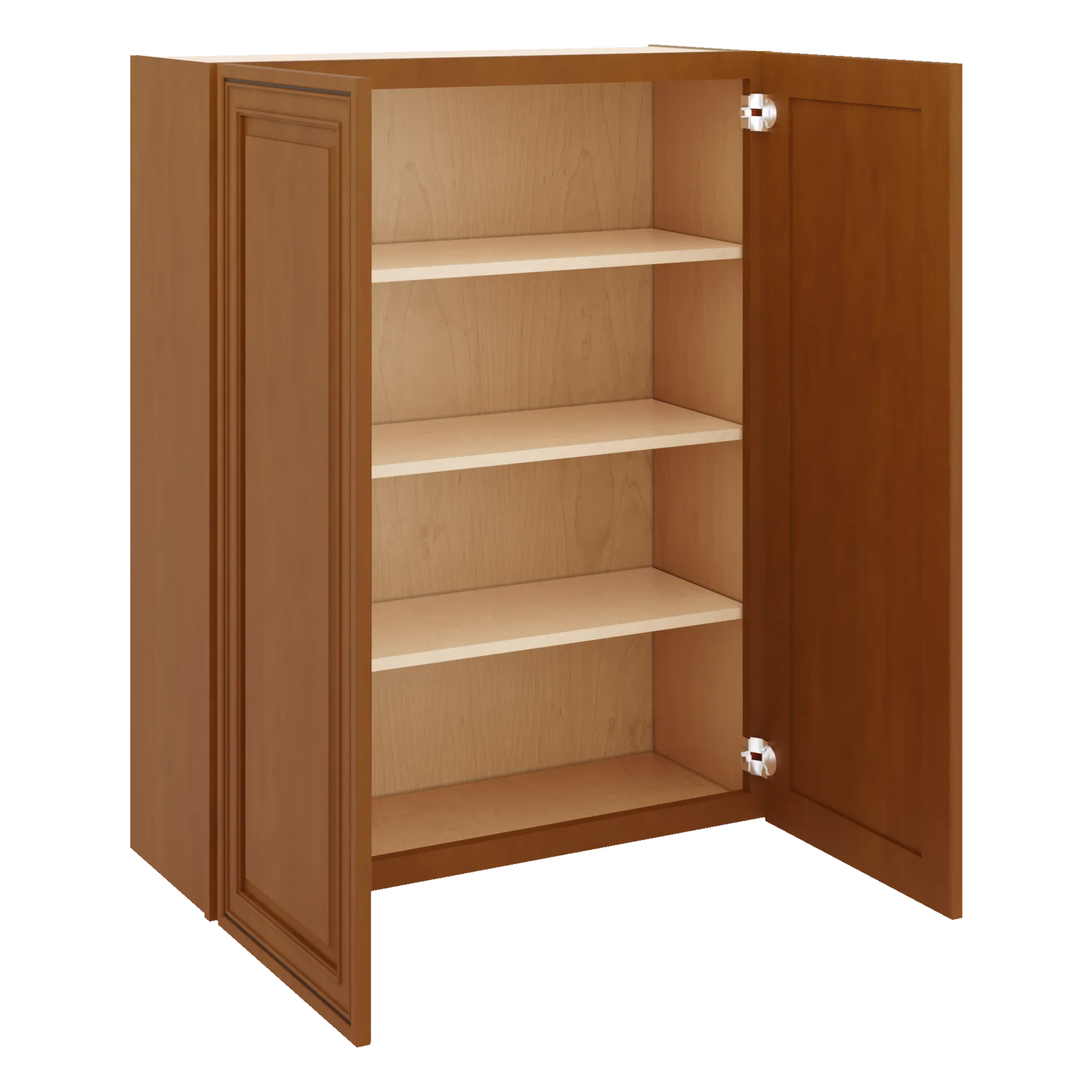 j k mocha glazed k10 double door wall cabinet 33 w x 42 h