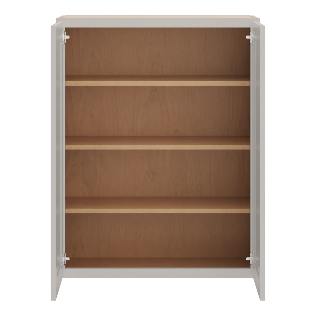 cnc luxor 5 piece misty grey 33 w x 42 h double door wall cabinet