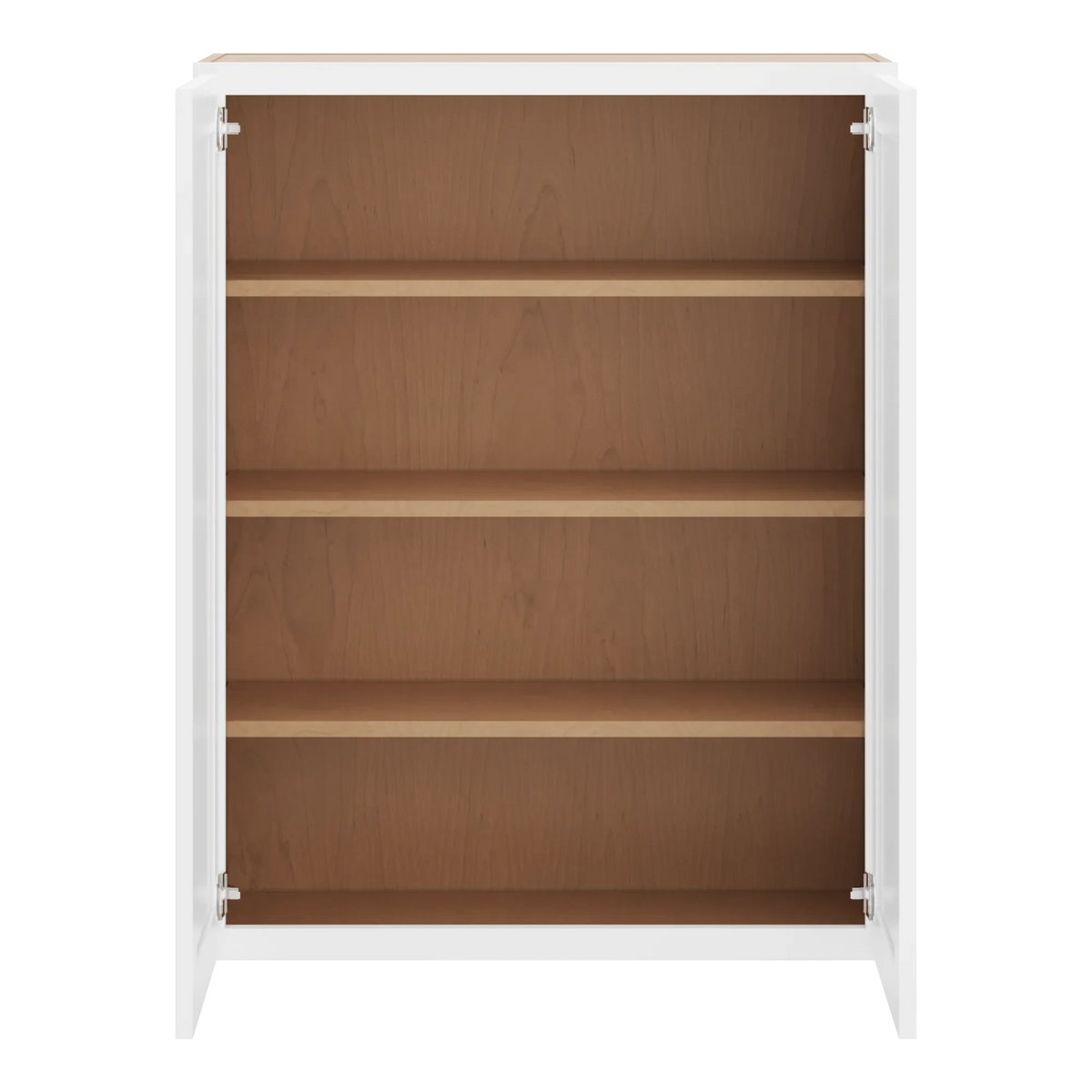 cnc luxor white 33 w x 42 h double door wall cabinet
