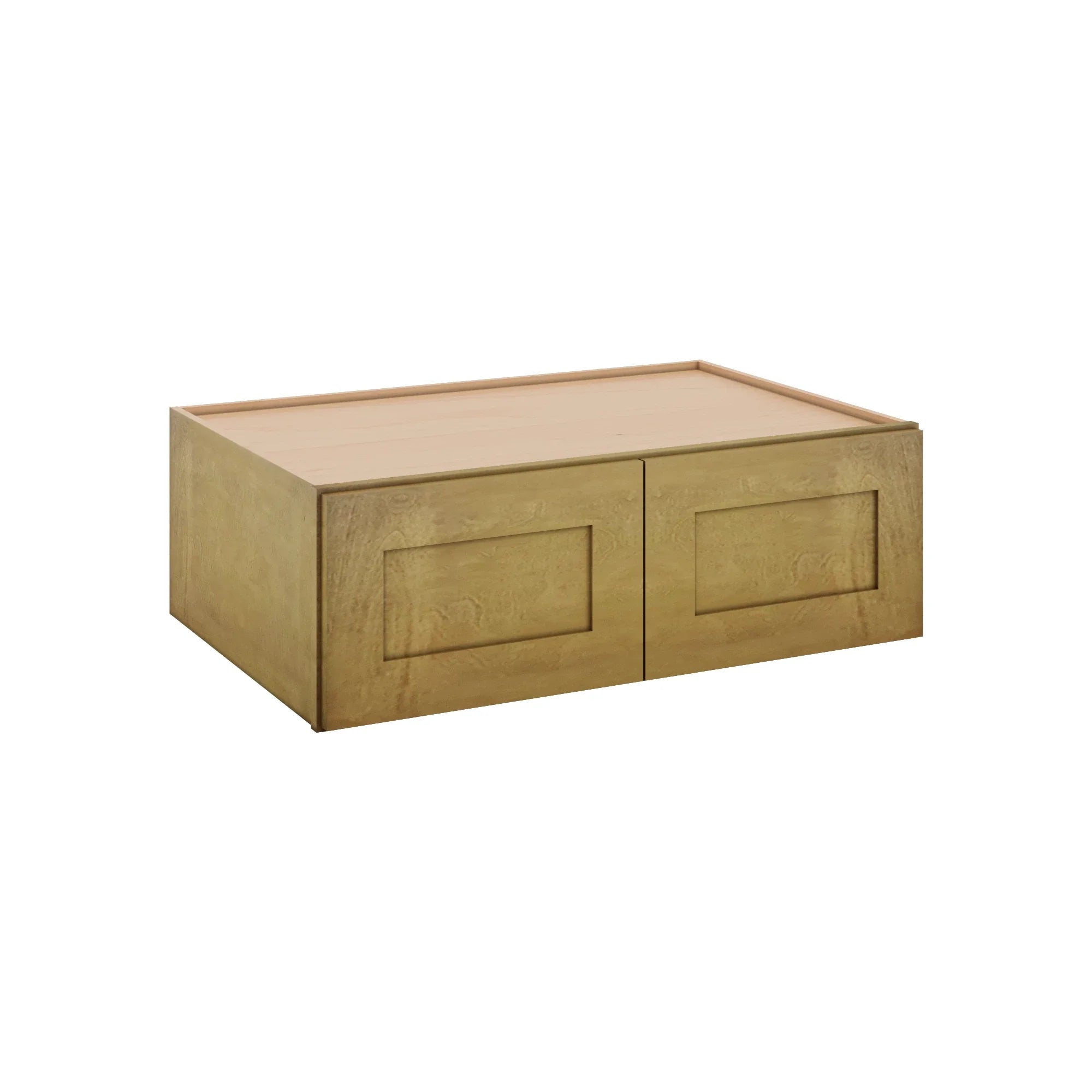 Modernform Cabinet Natural Shaker 36" W X 12" H X 24" D Double Door Wall Cabinet