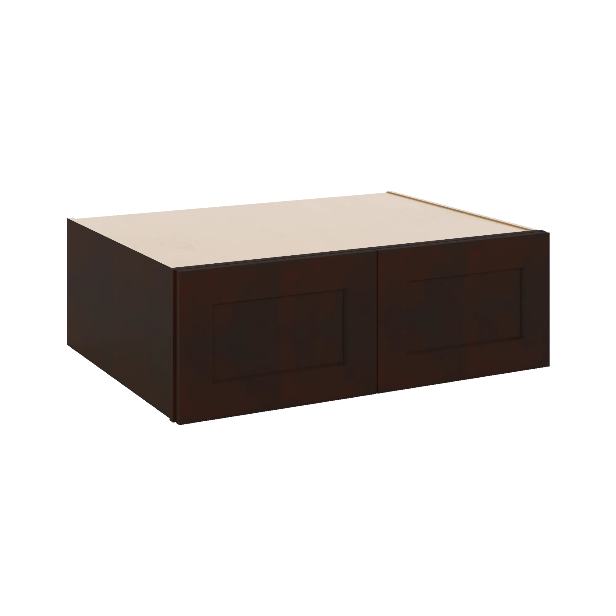 J&K Java Coffee S1 Refrigerator Wall Cabinet - 36" W x 12" H x 27" D