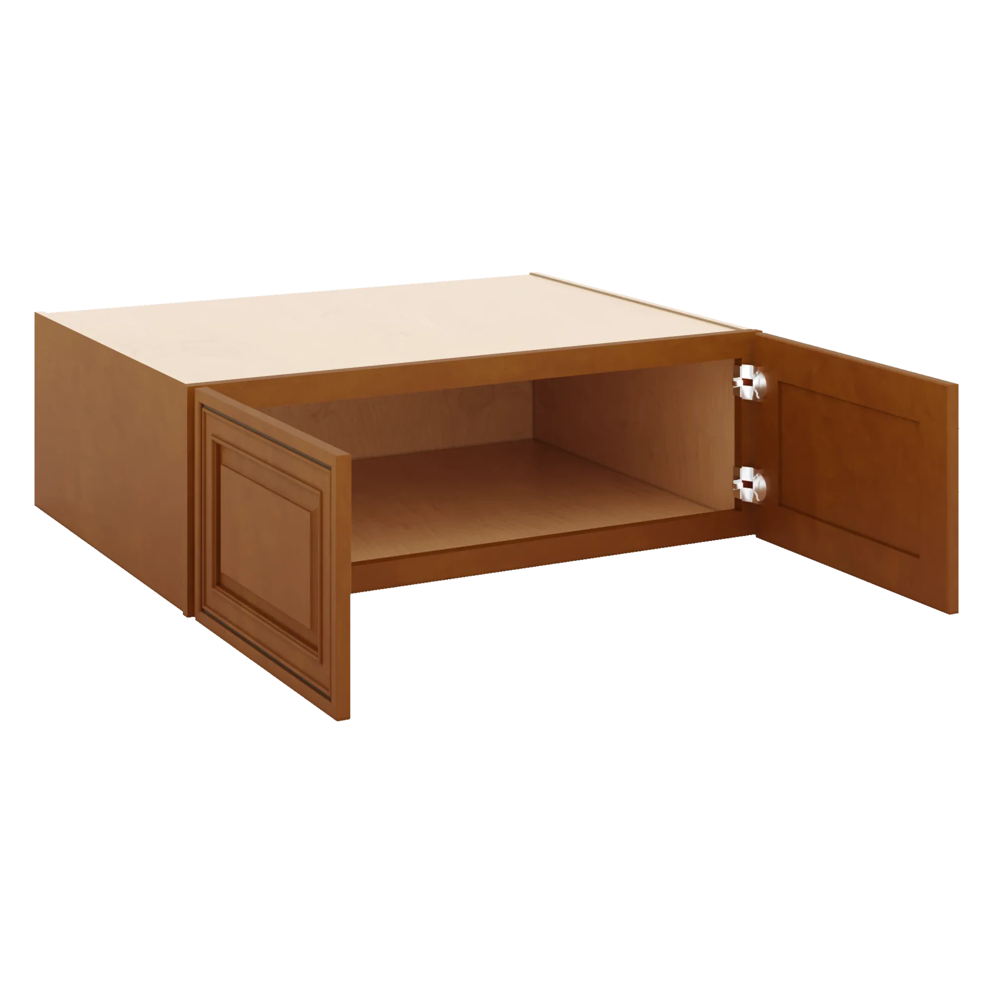 j k mocha glazed k10 refrigerator wall cabinet 36 w x 12 h x 27 d